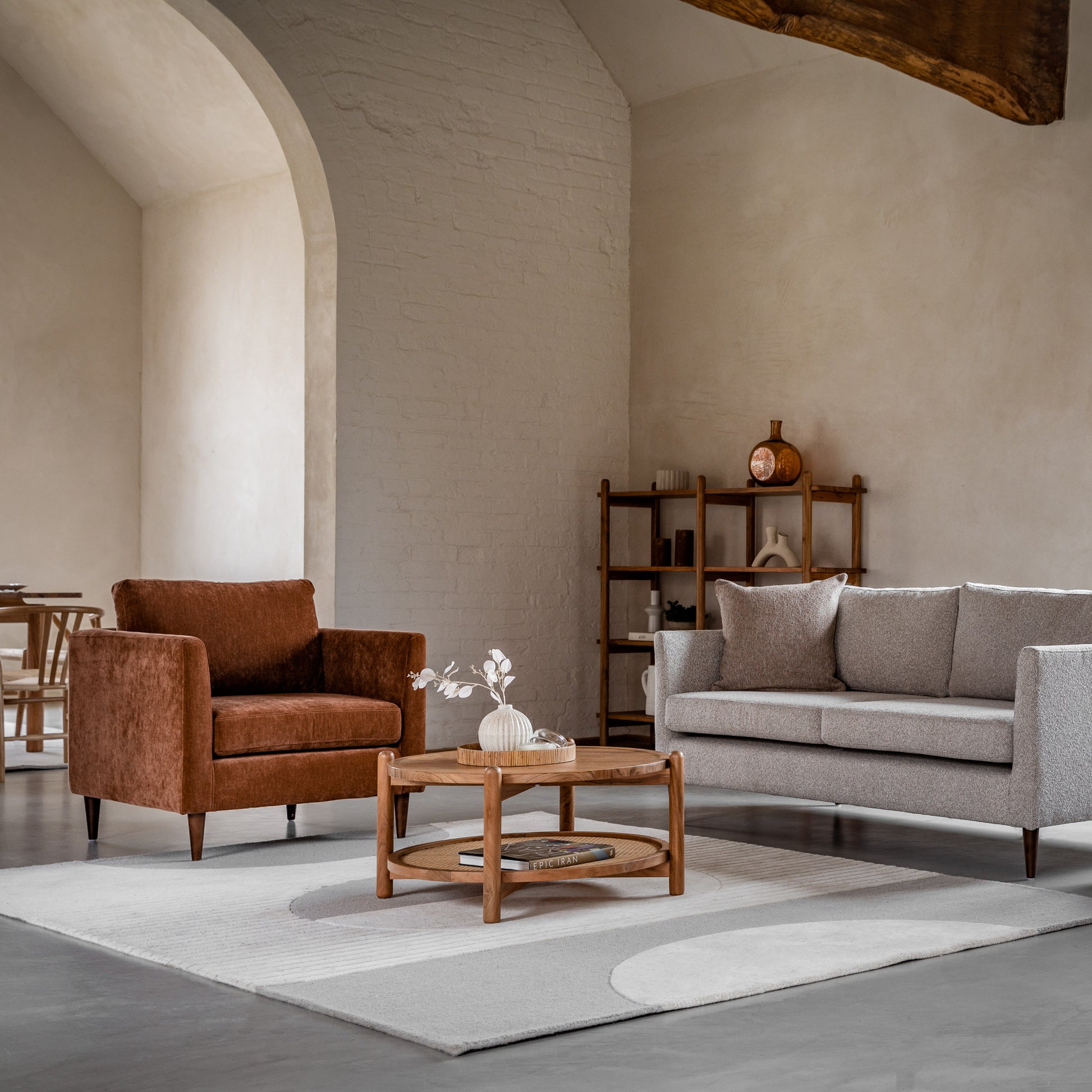 Gateford Armchair Rust