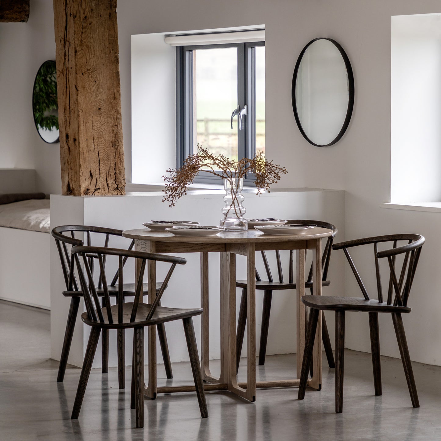 Craft Folding Dining Table Smoked