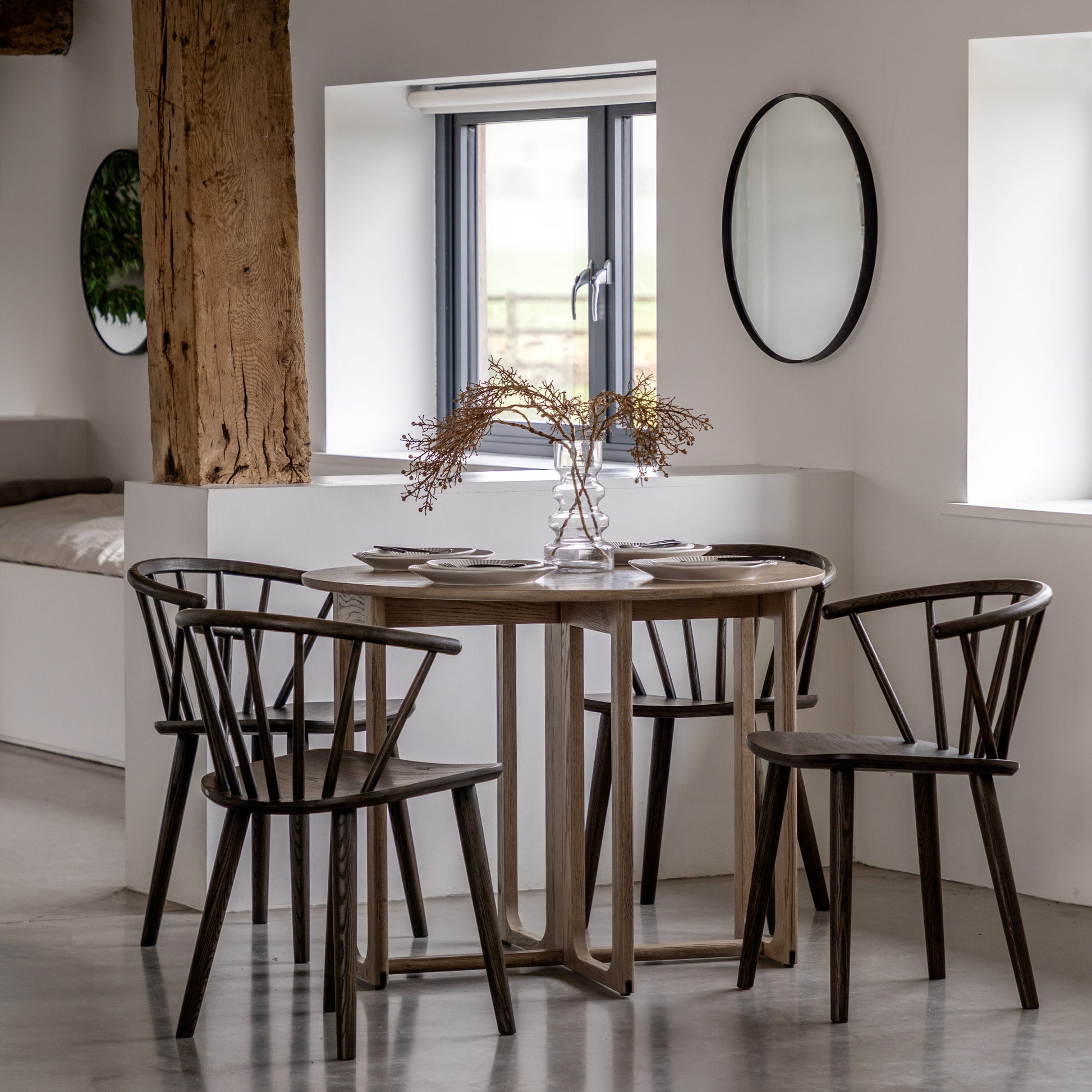 Craft Folding Dining Table Smoked