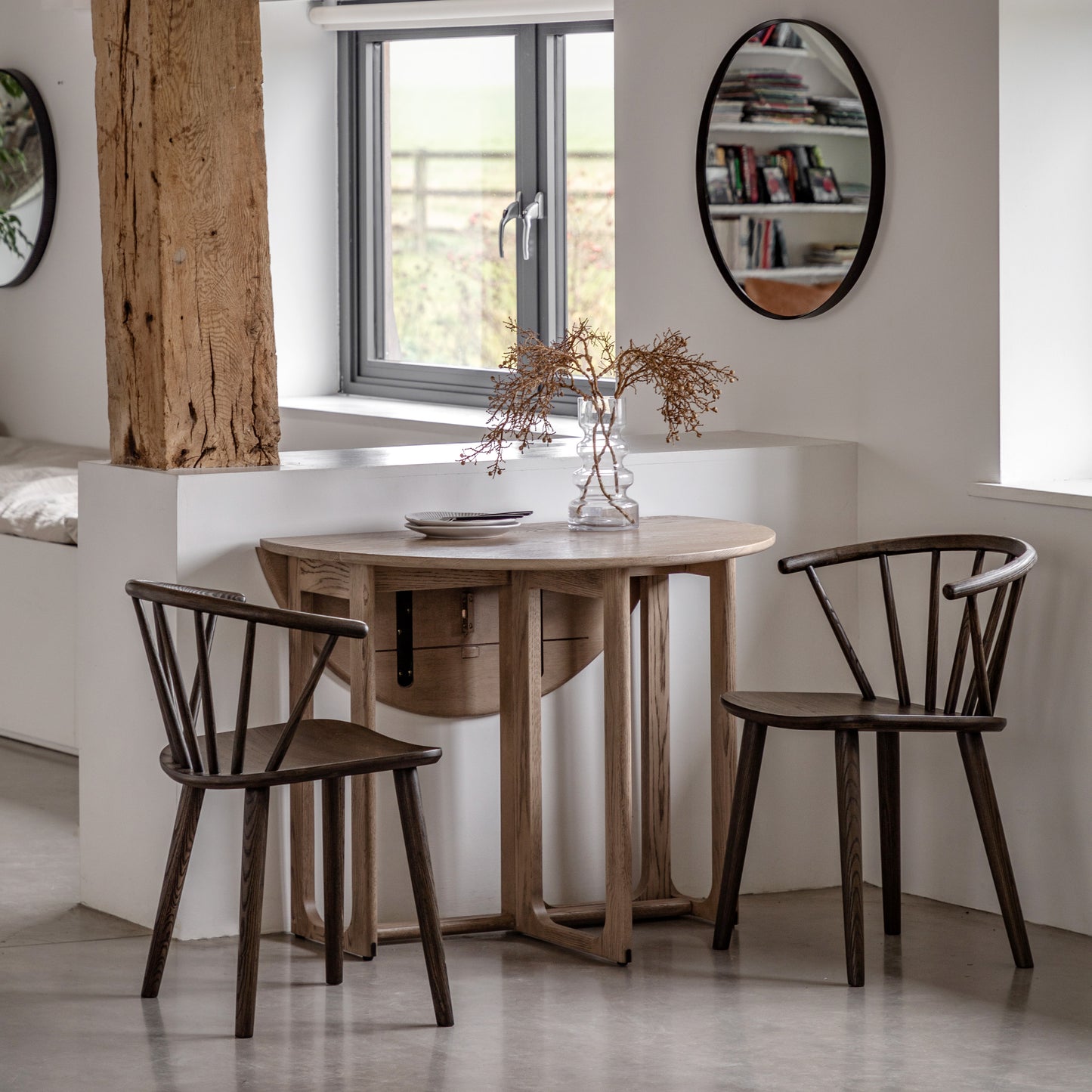 Craft Folding Dining Table Smoked