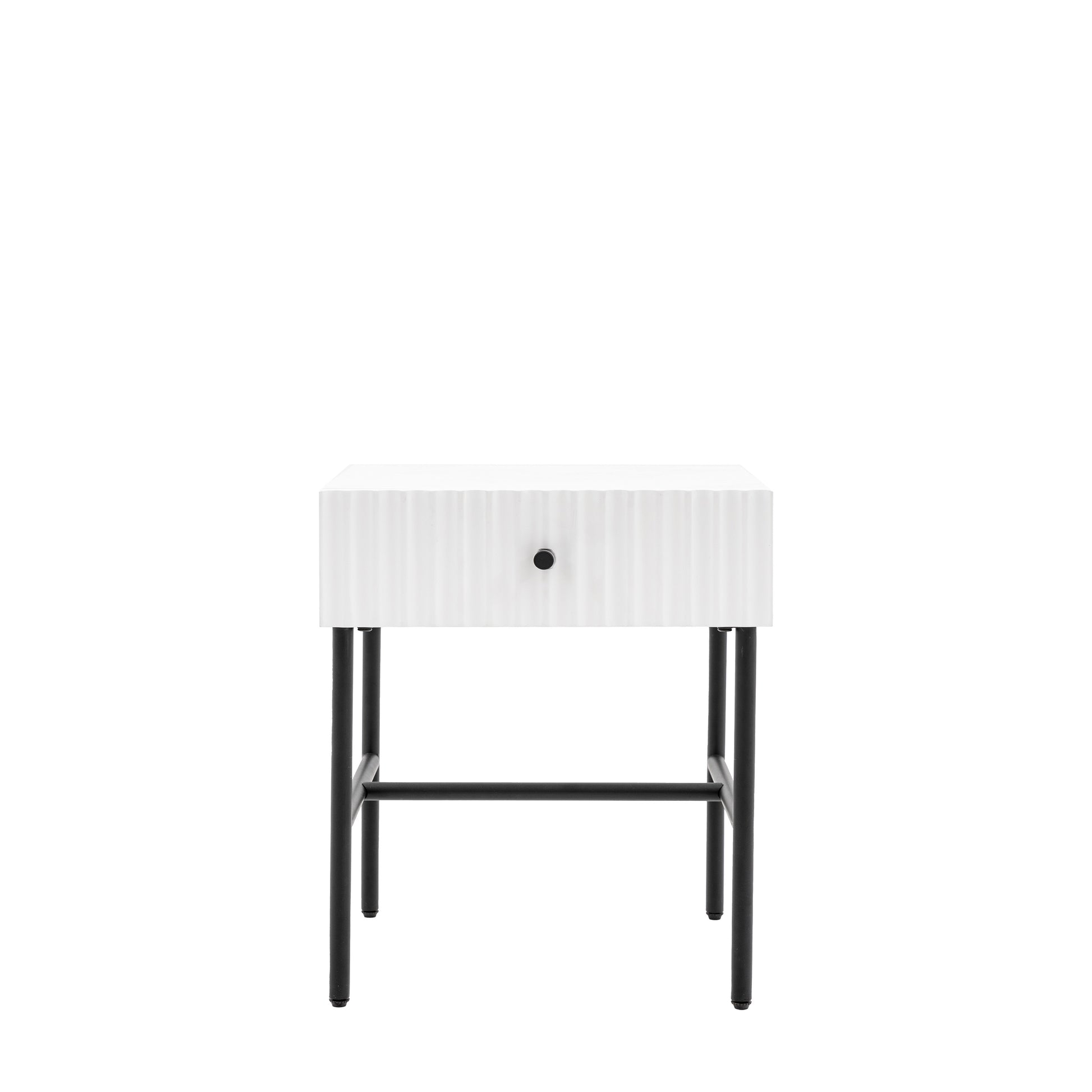 Buckhurst 1 Drawer Bedside White