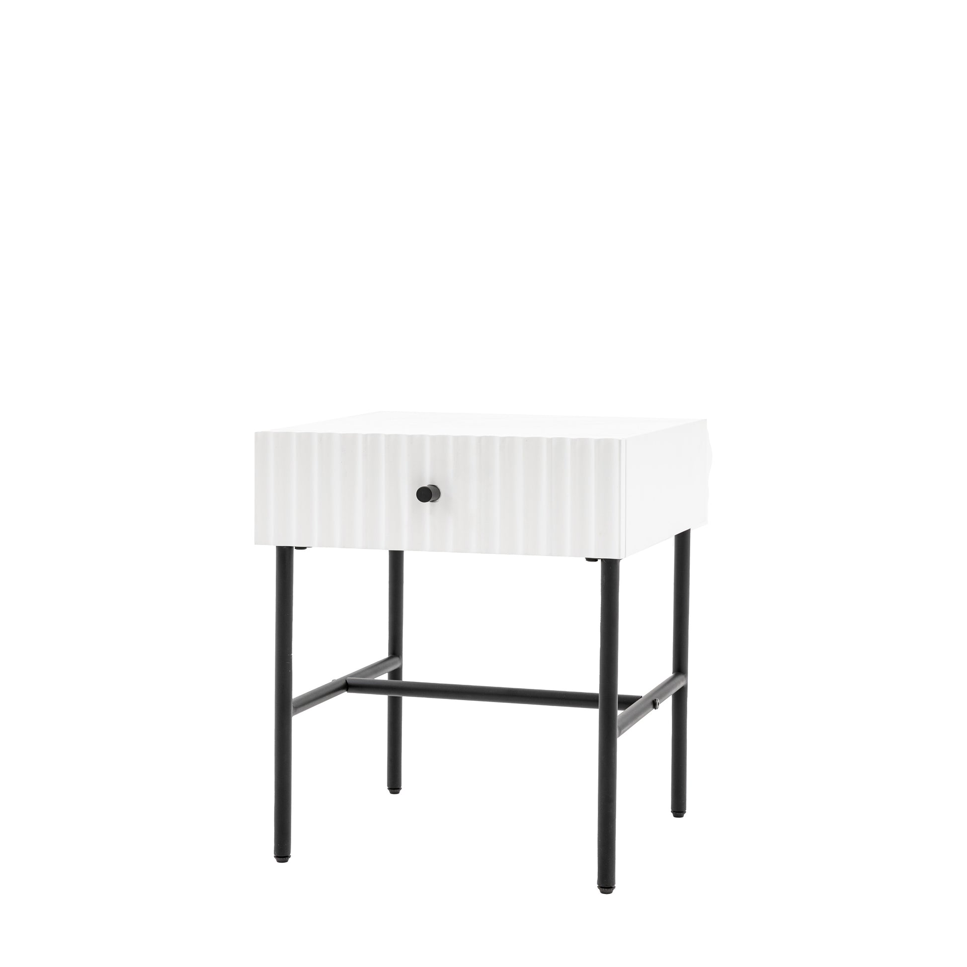 Buckhurst 1 Drawer Bedside White