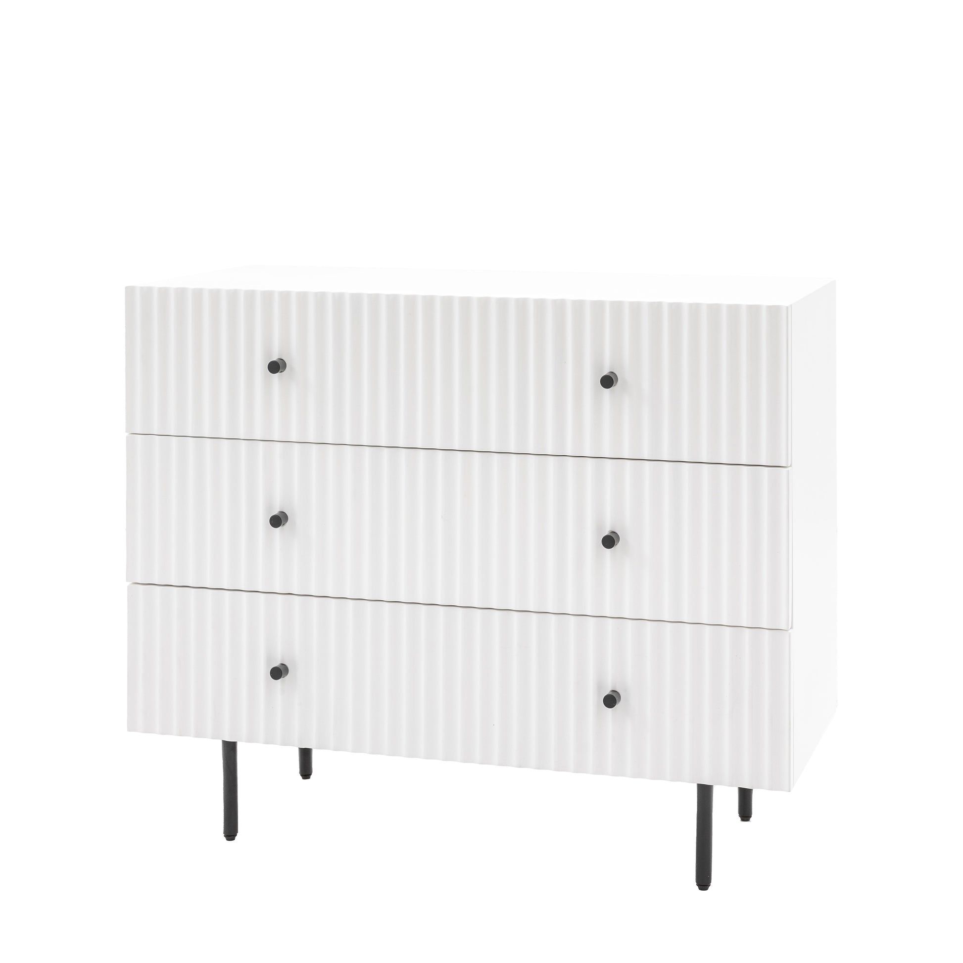 Buckhurst 3 Drawer Chest White
