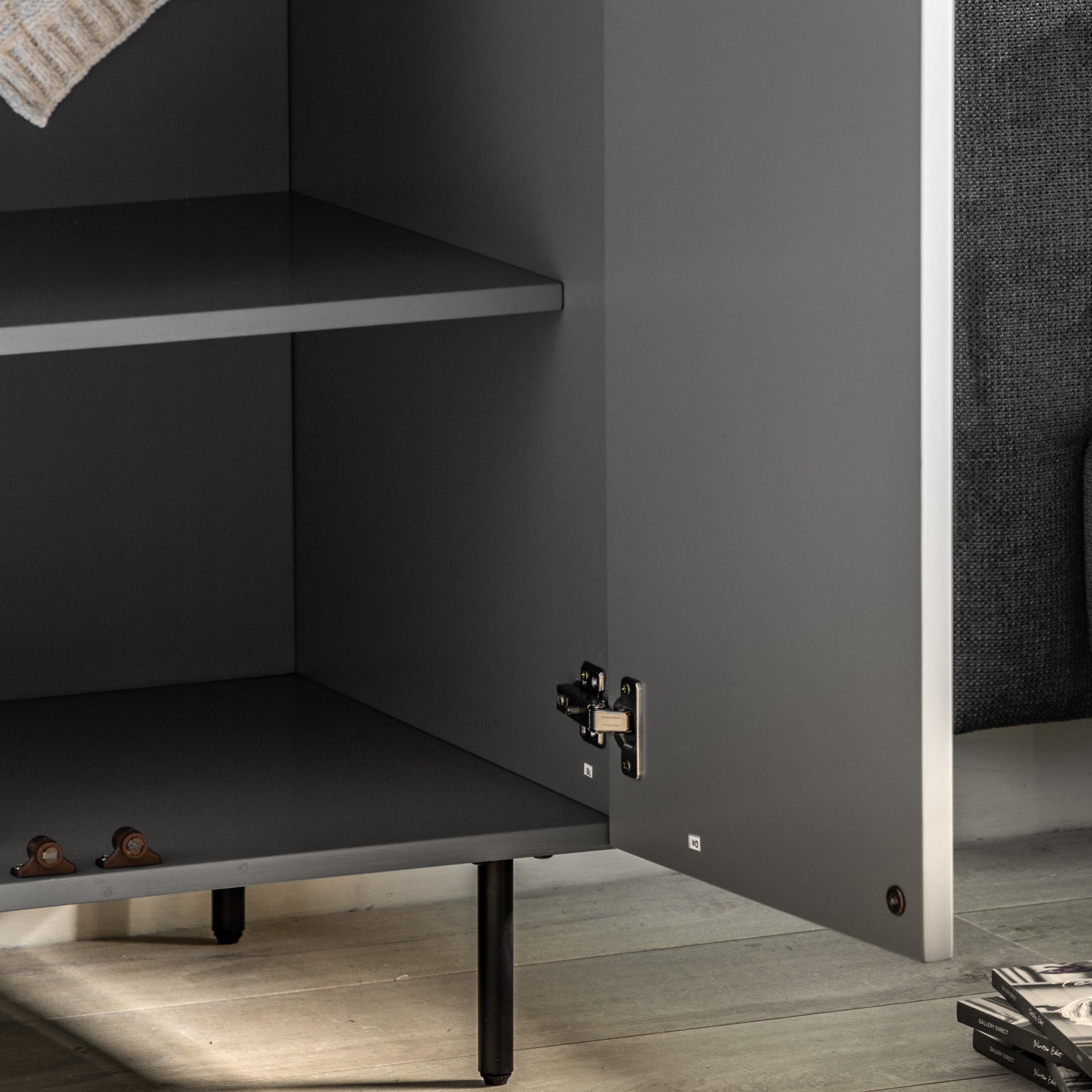 Buckhurst 2 Door Wardrobe Grey