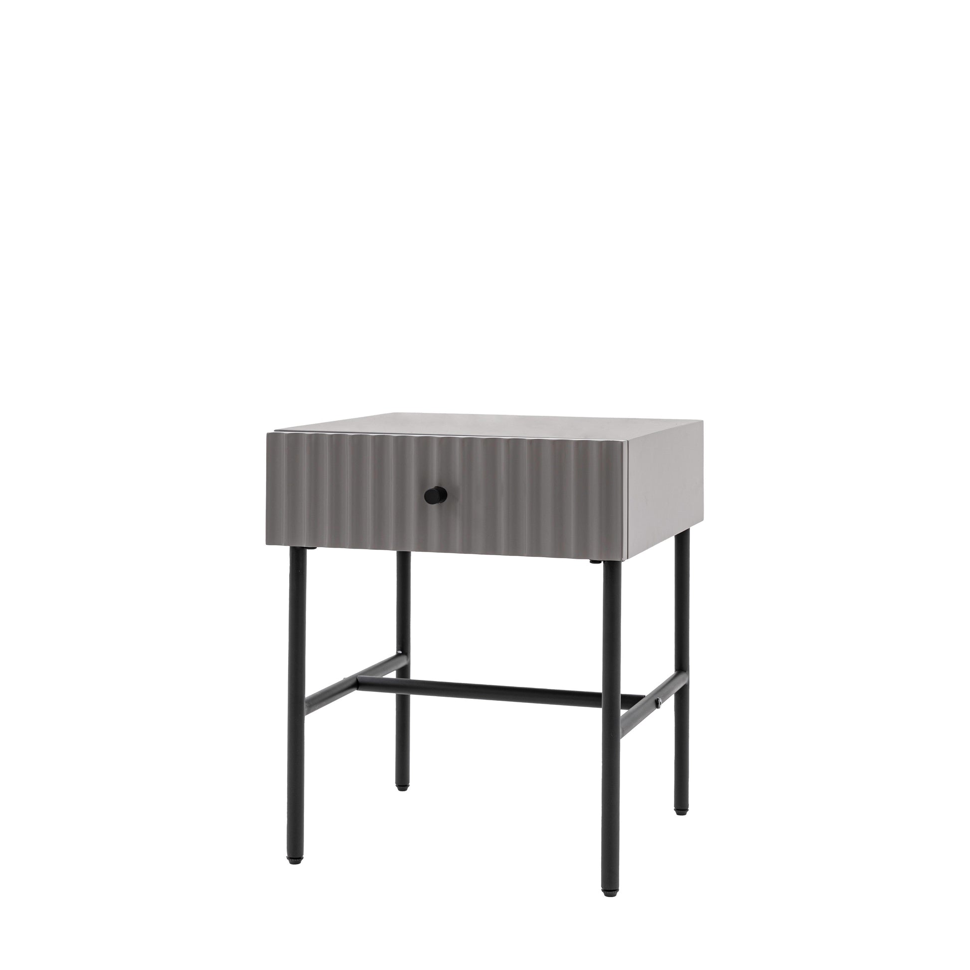 Buckhurst 1 Drawer Bedside Grey