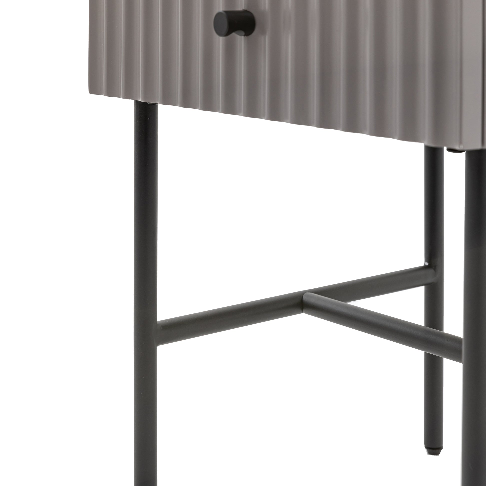 Buckhurst 1 Drawer Bedside Grey