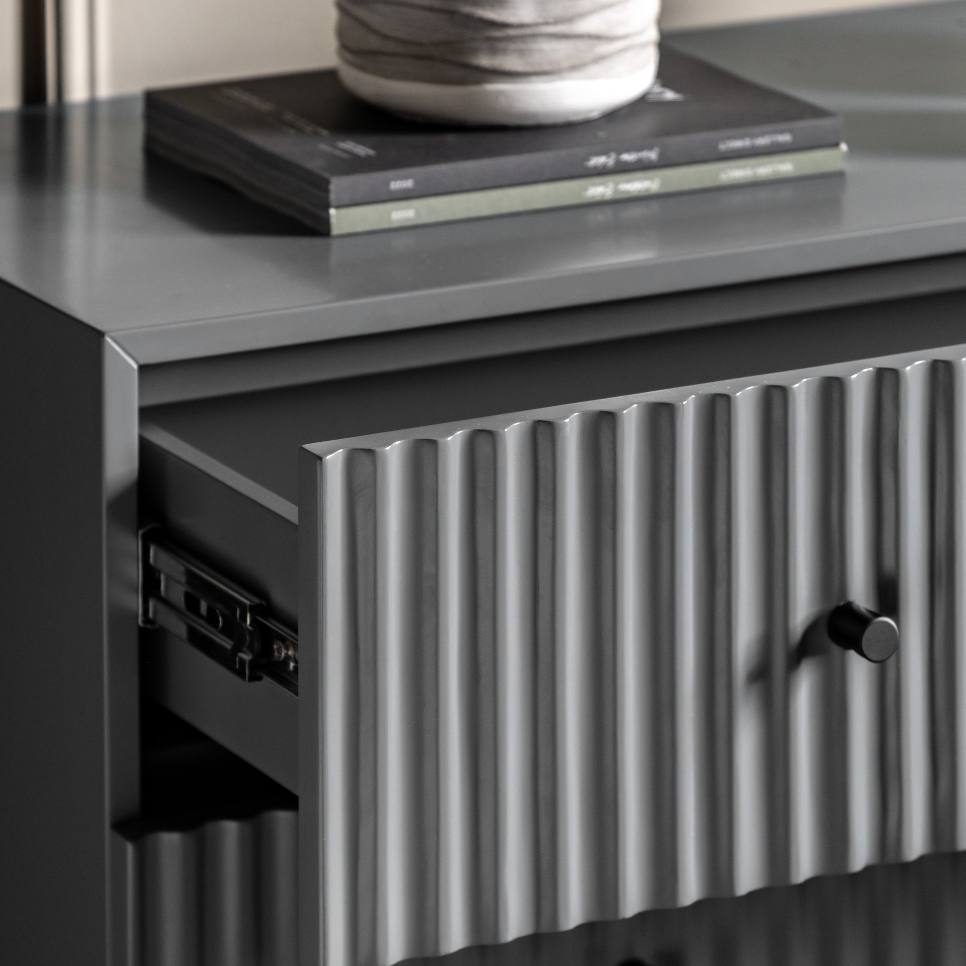 Buckhurst 3 Drawer Chest Grey