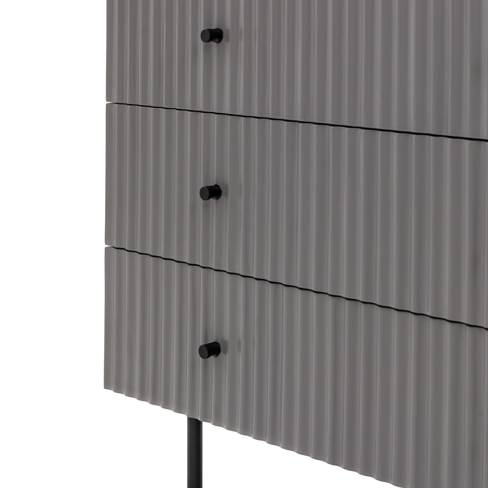 Buckhurst 3 Drawer Chest Grey
