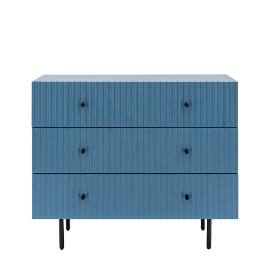 Buckhurst 3 Drawer Chest Blue
