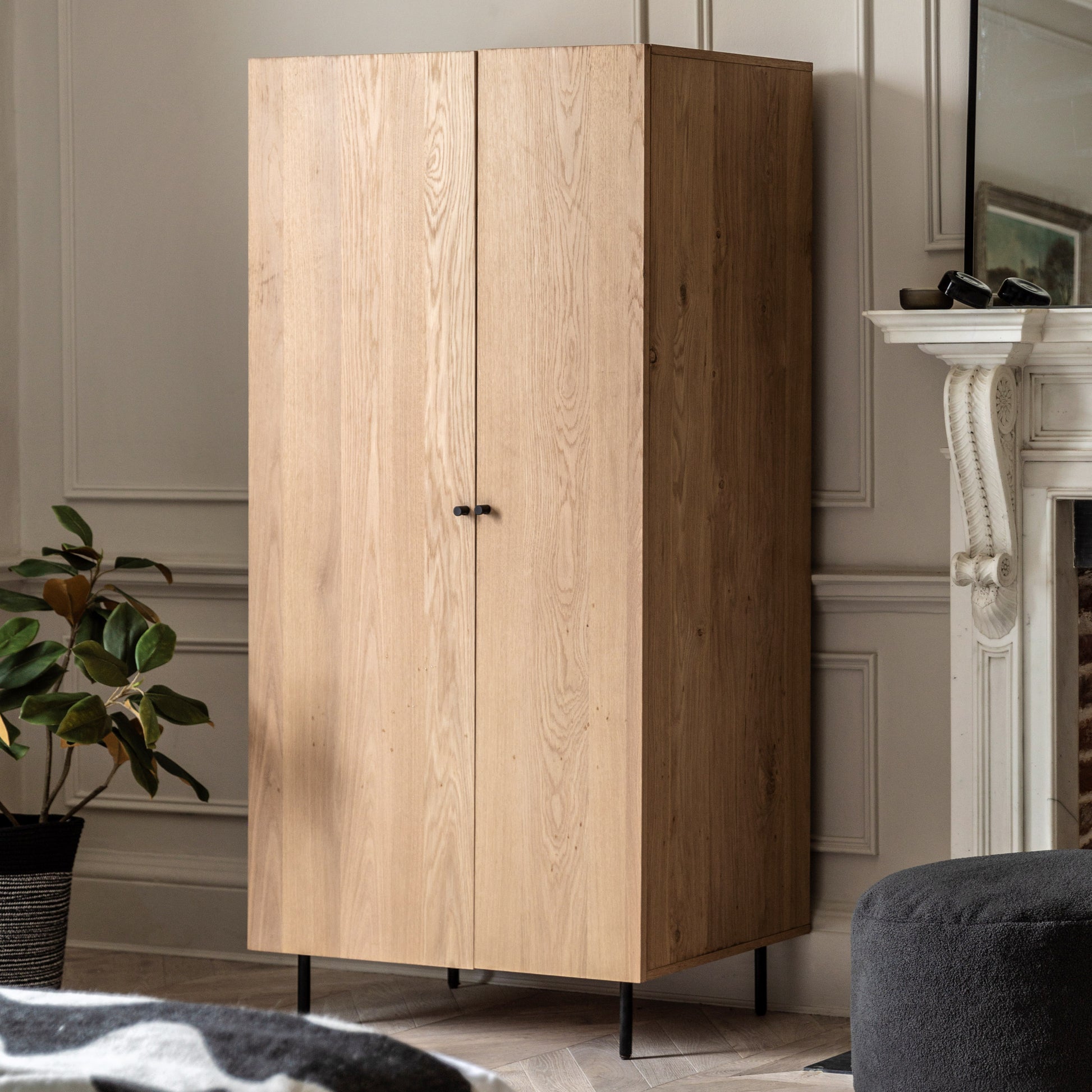 Ashdown 2 Door Wardrobe Natural