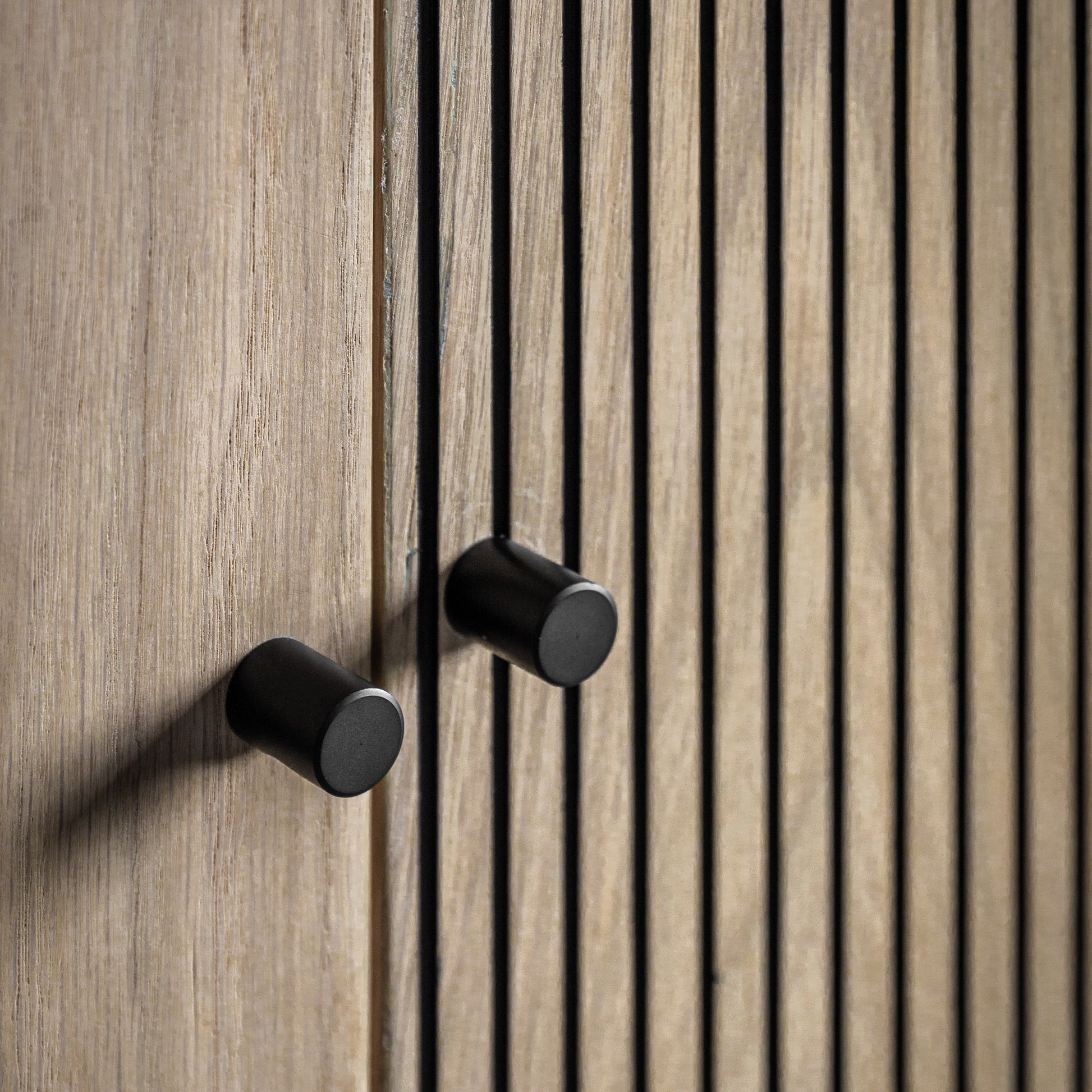Hyland 2 Door Wardrobe Black / Natural