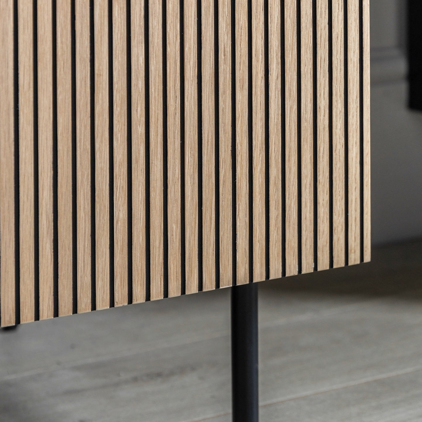 Hyland 2 Door Wardrobe Black / Natural