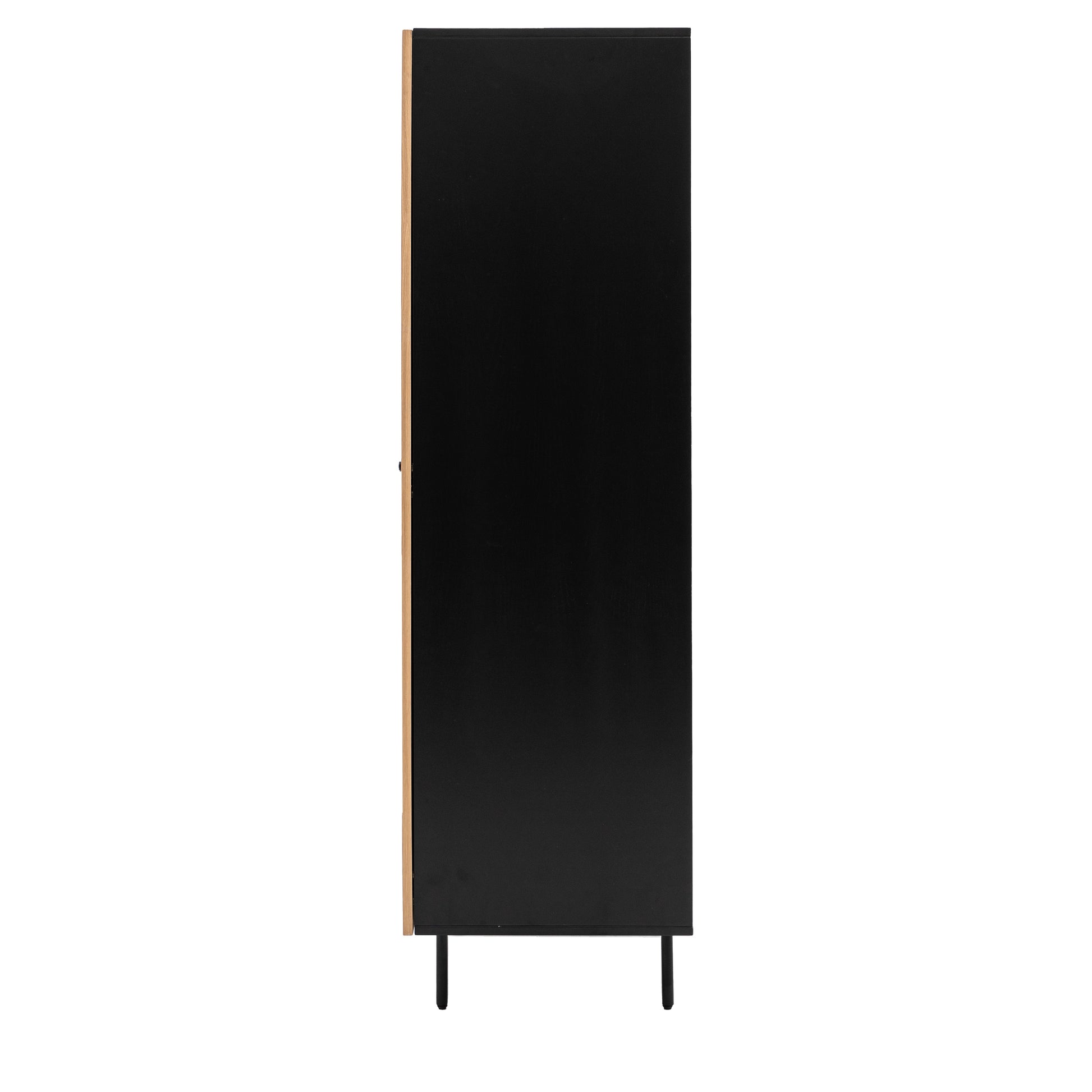 Hyland 2 Door Wardrobe Black / Natural