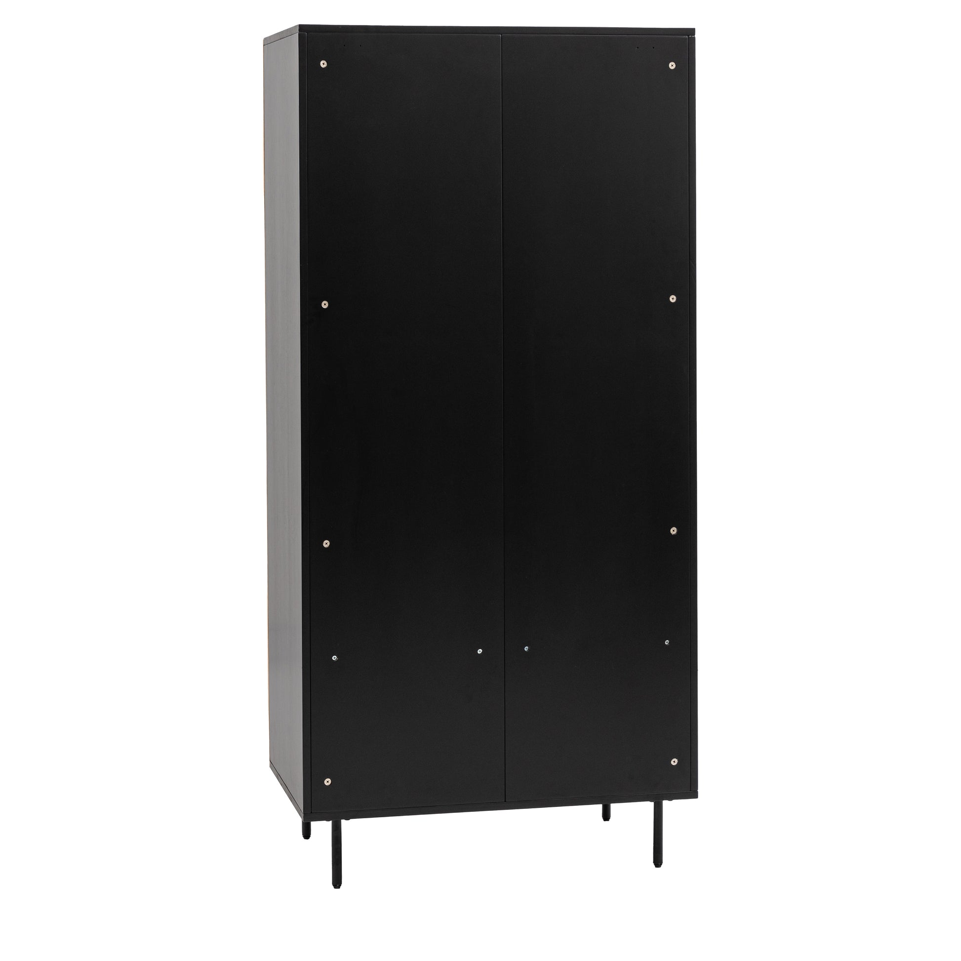 Hyland 2 Door Wardrobe Black / Natural