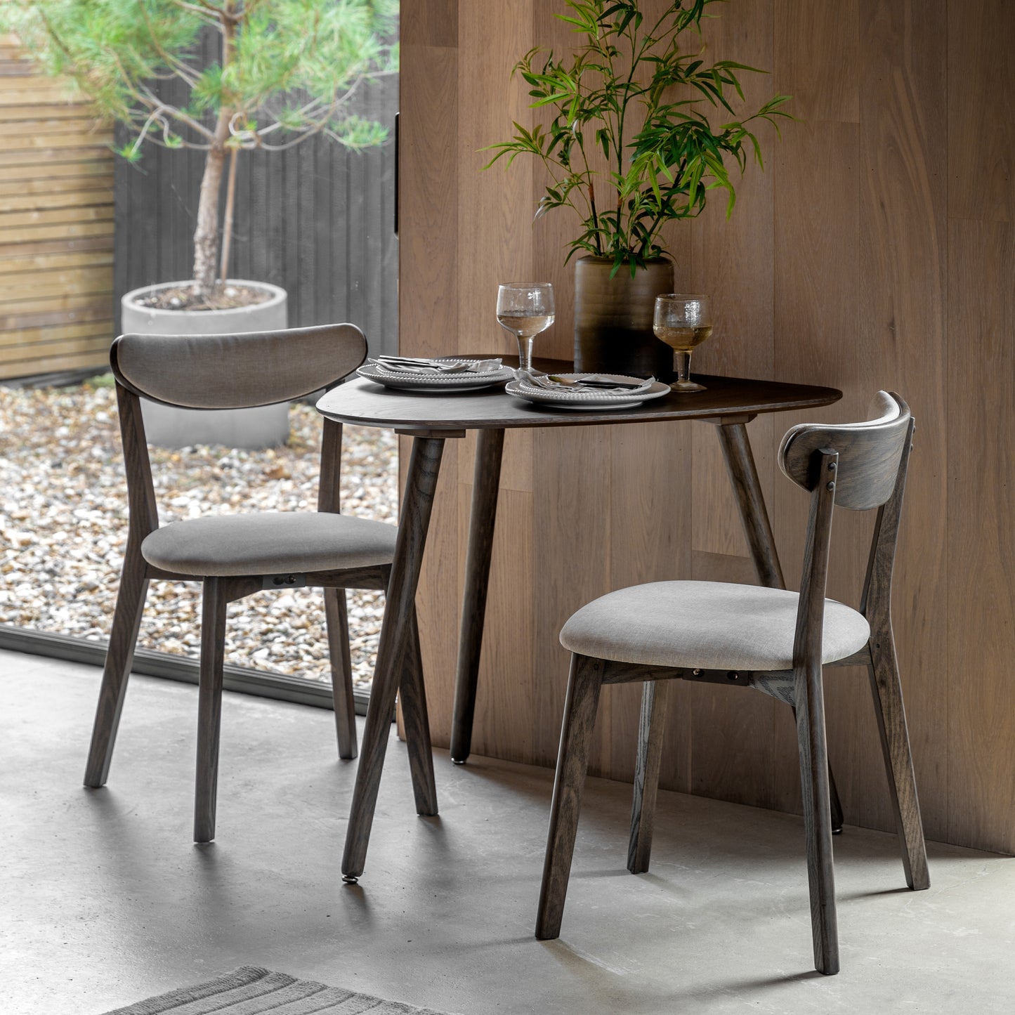 Hatfield Dining Table Smoked Small