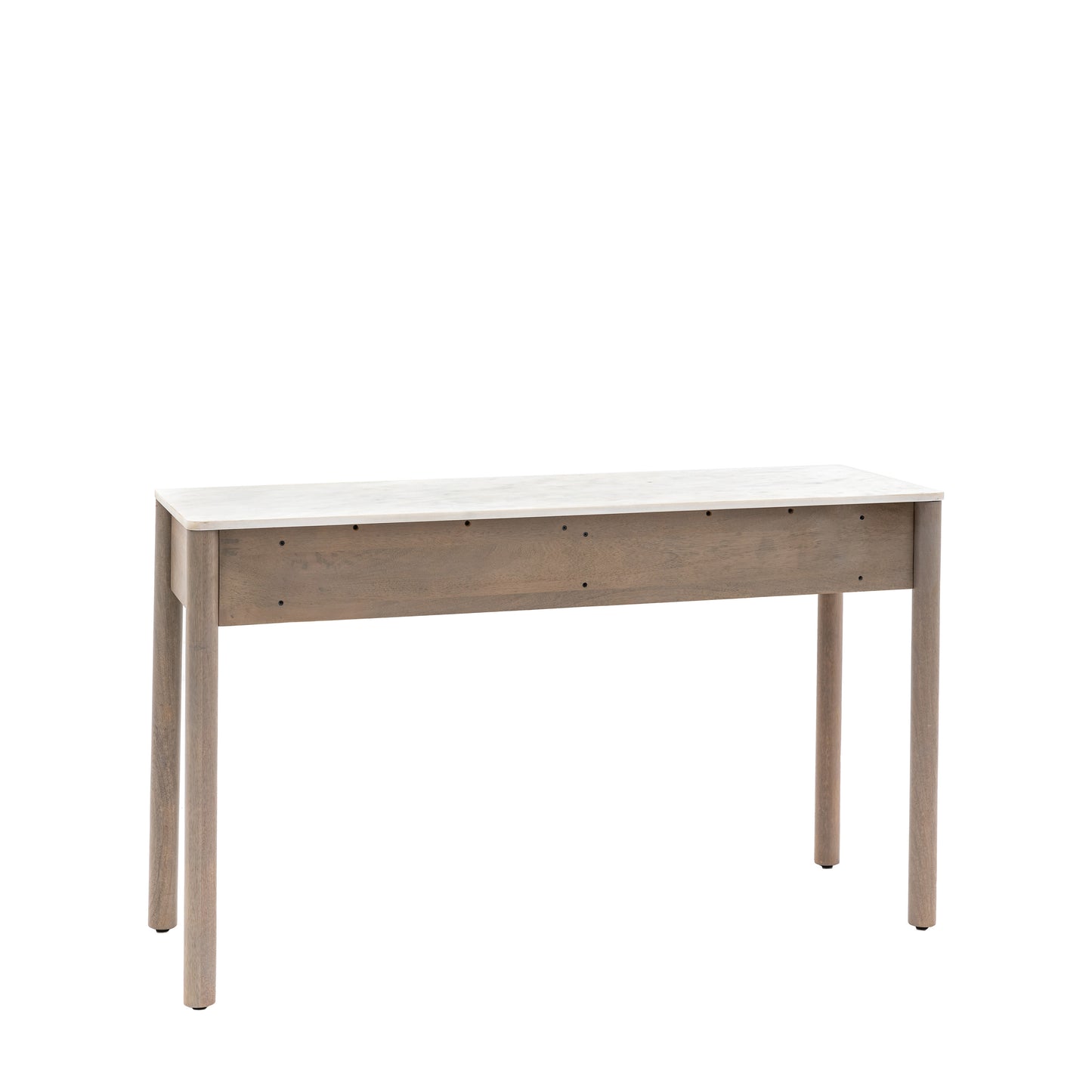 Marmo 2 Drawer Console Grey Wash / White
