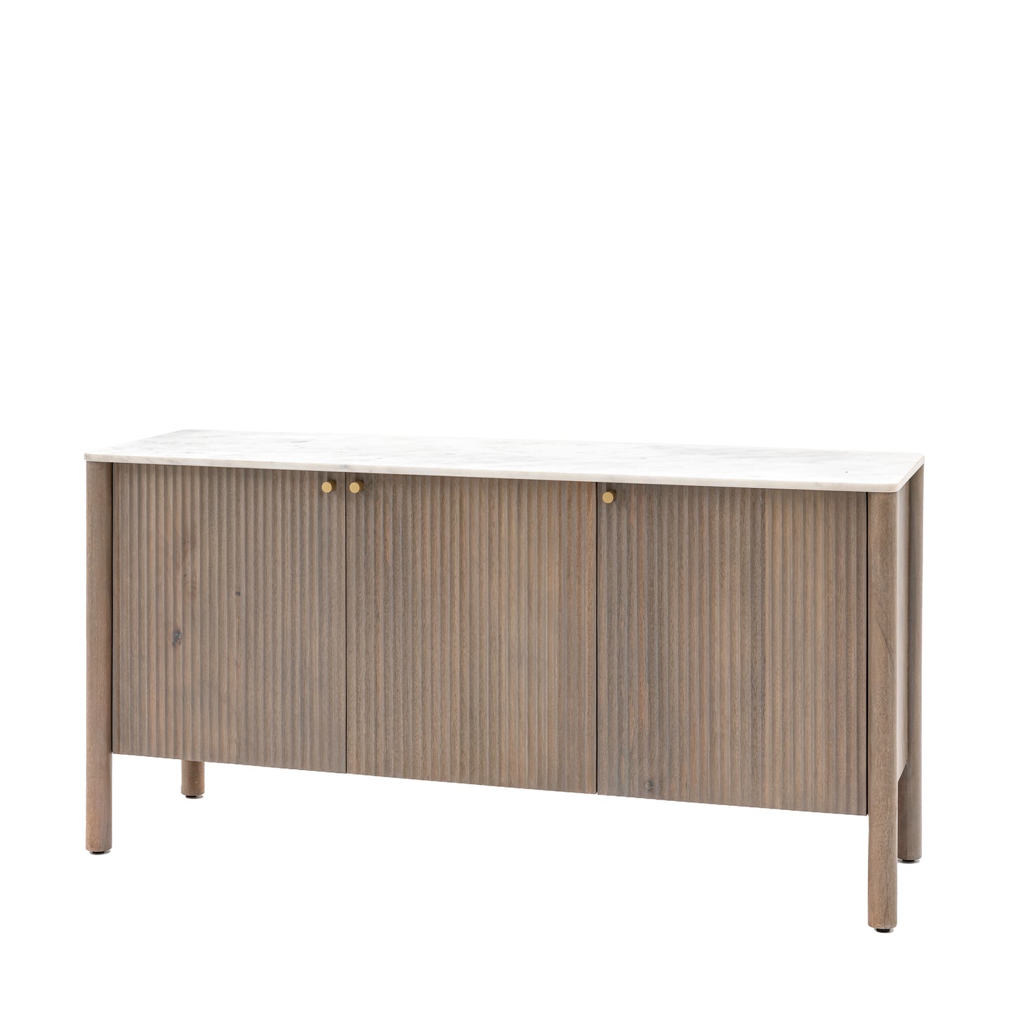 Marmo 3 Door Sideboard Grey Wash / White