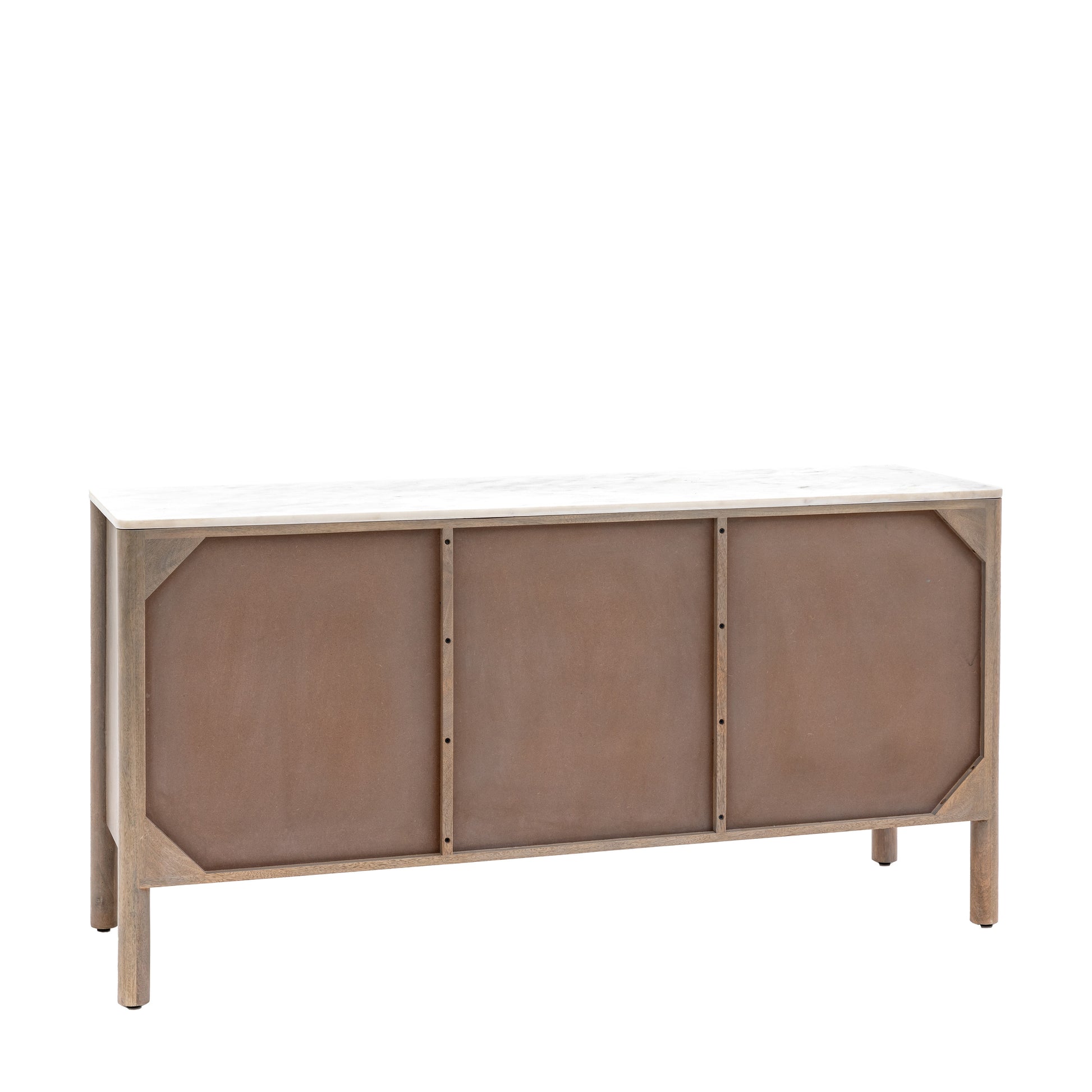 Marmo 3 Door Sideboard Grey Wash / White