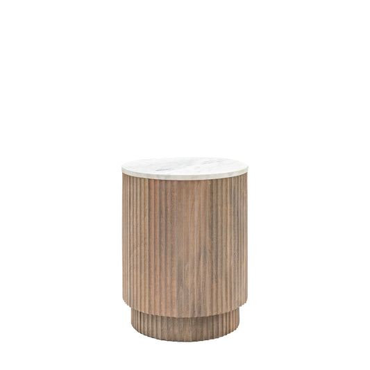 Marmo Side Table Grey Wash