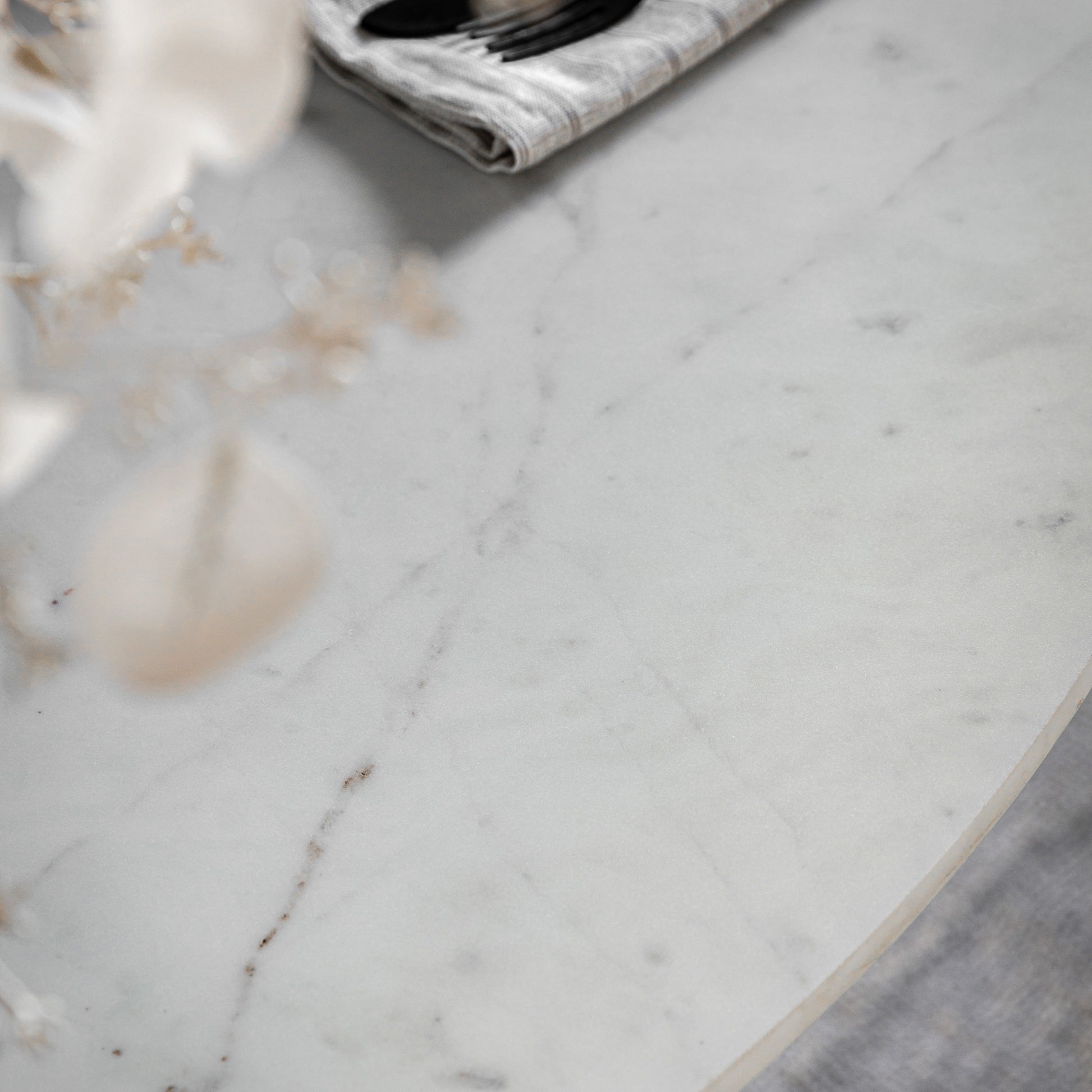 Marmo Round Dining Table Grey Wash