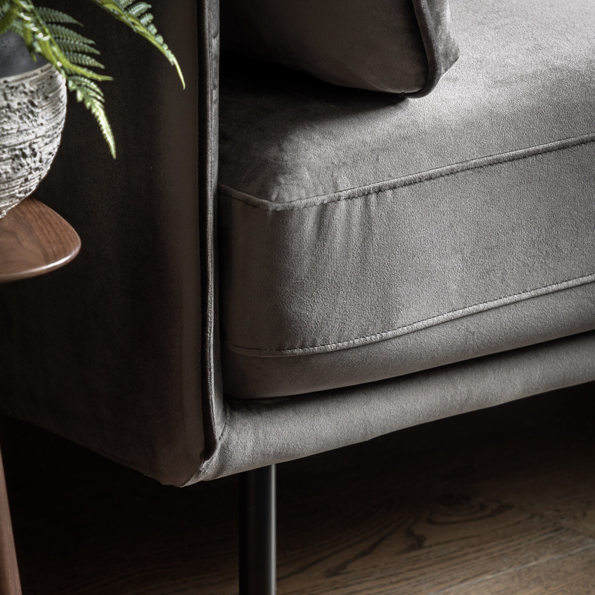 Wigmore Sofa Truffle Velvet