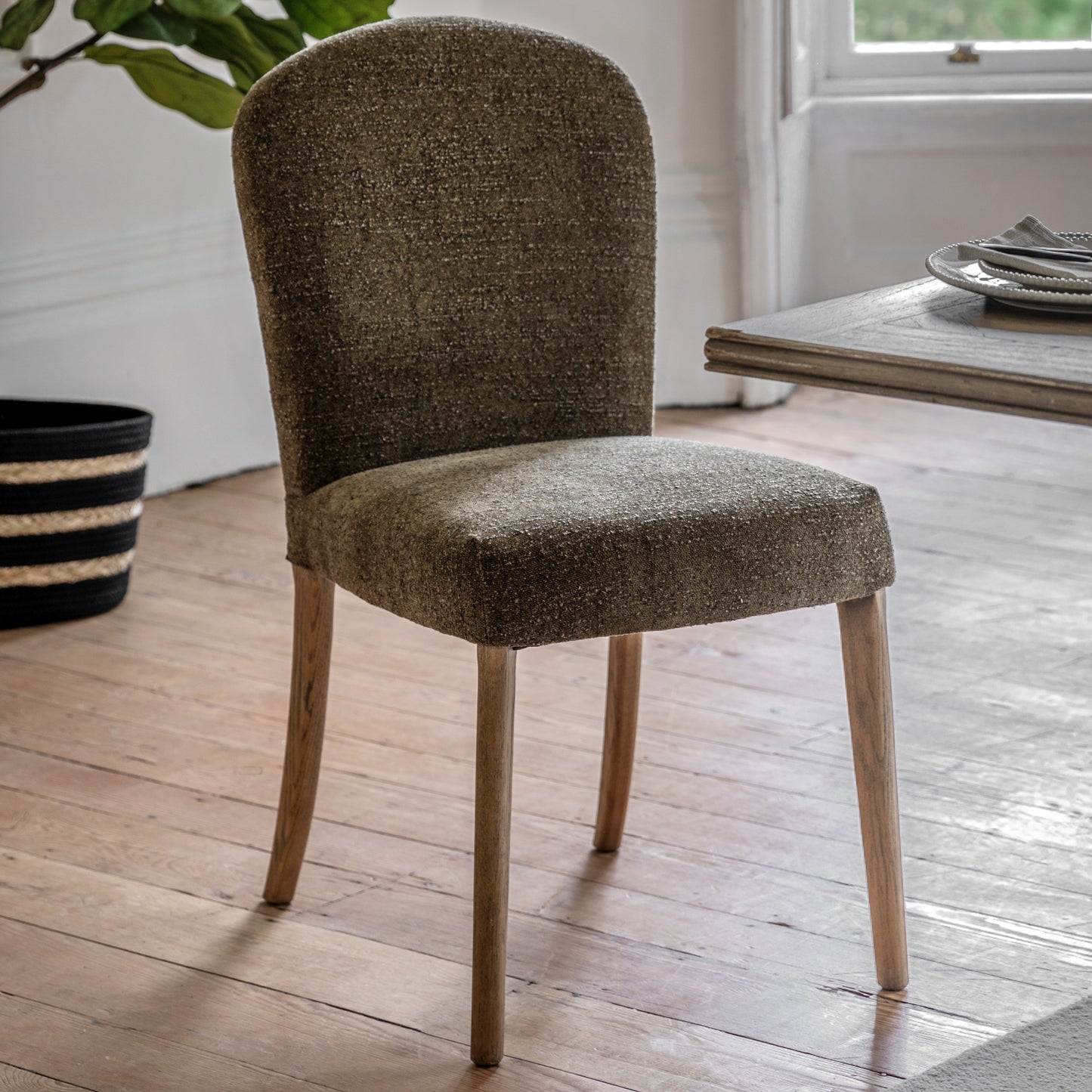 Hinton Dining Chair Moss Green