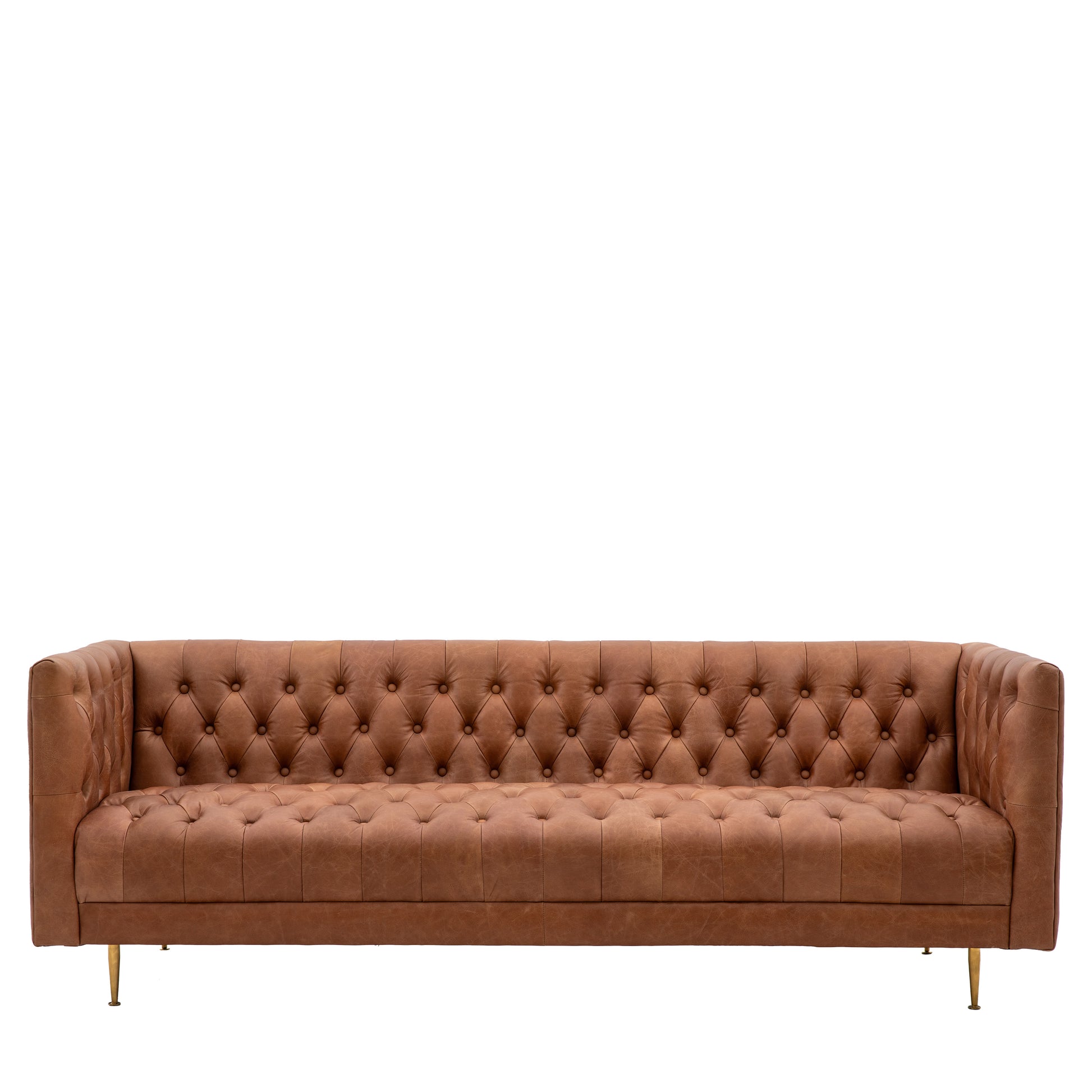Dalton Sofa Antique Brown Leather