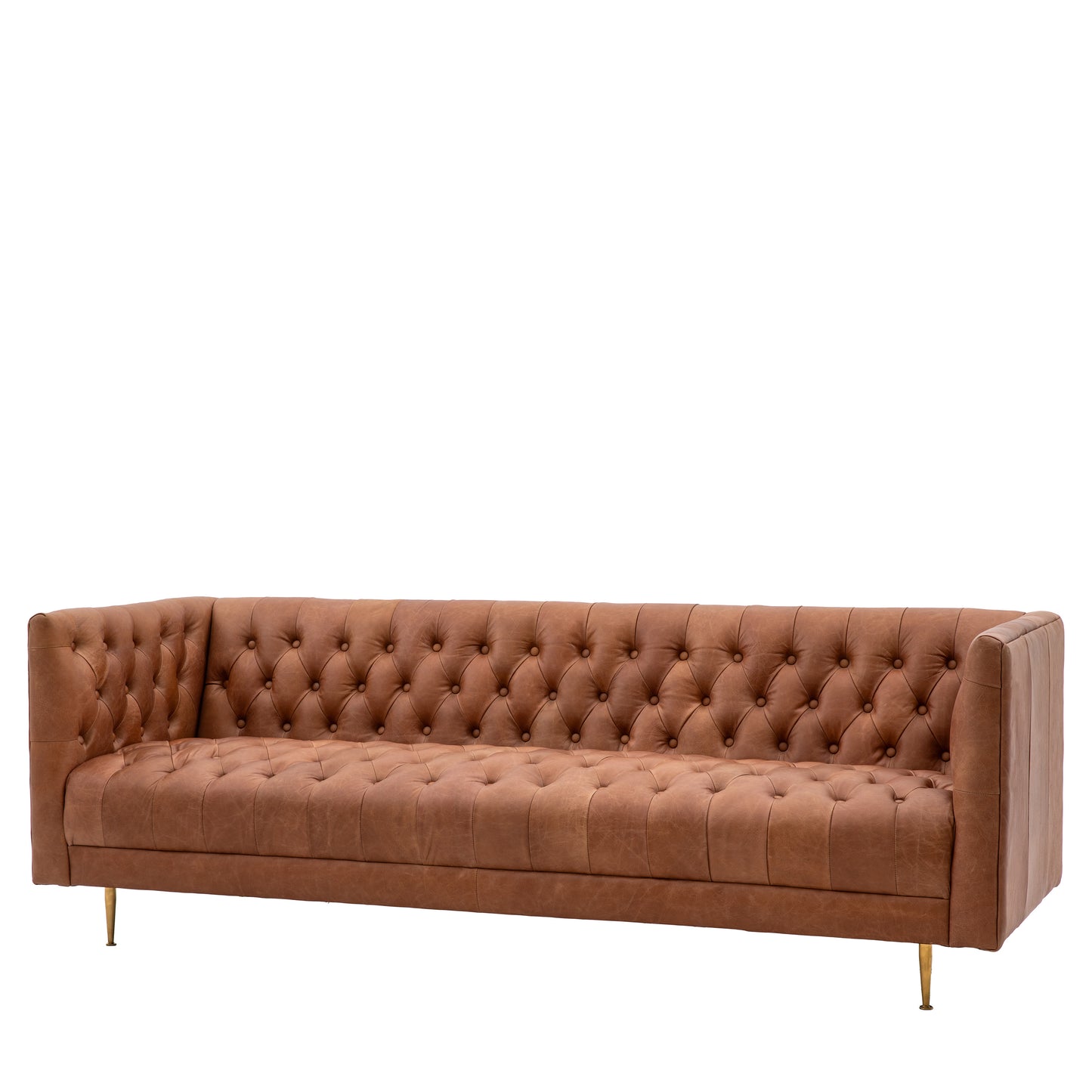 Dalton Sofa Antique Brown Leather