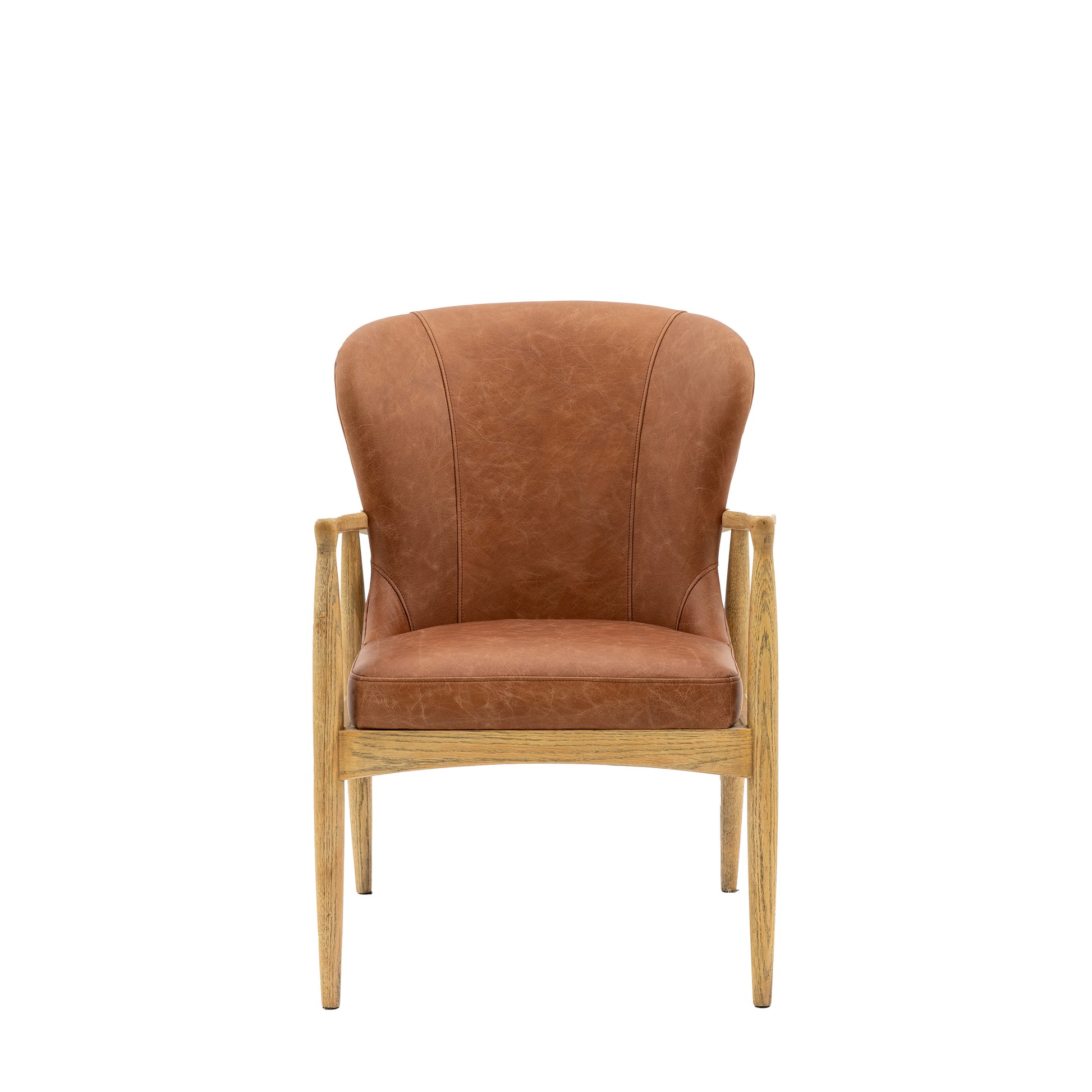 Tariva Armchair Antique Brown Leather
