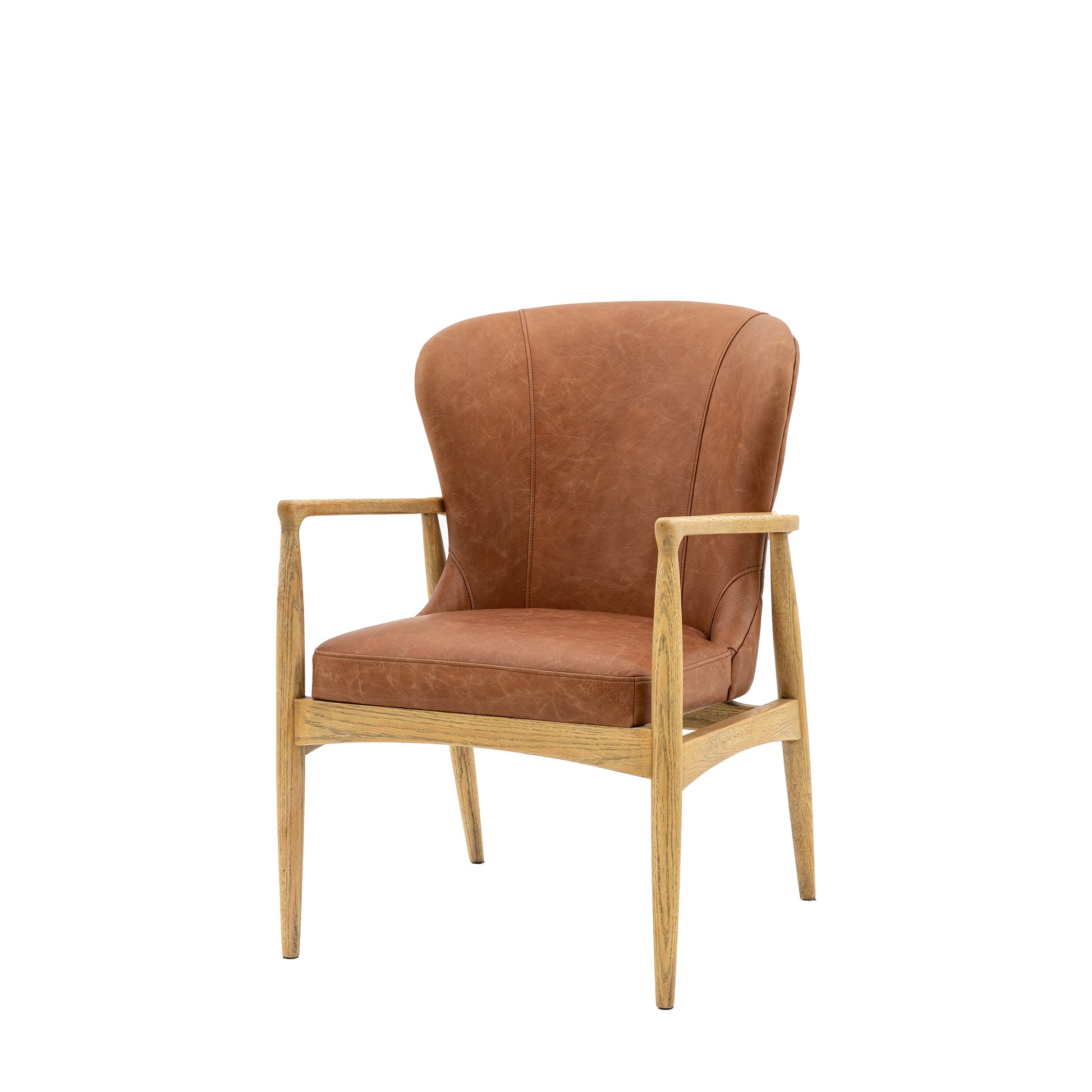 Tariva Armchair Antique Brown Leather