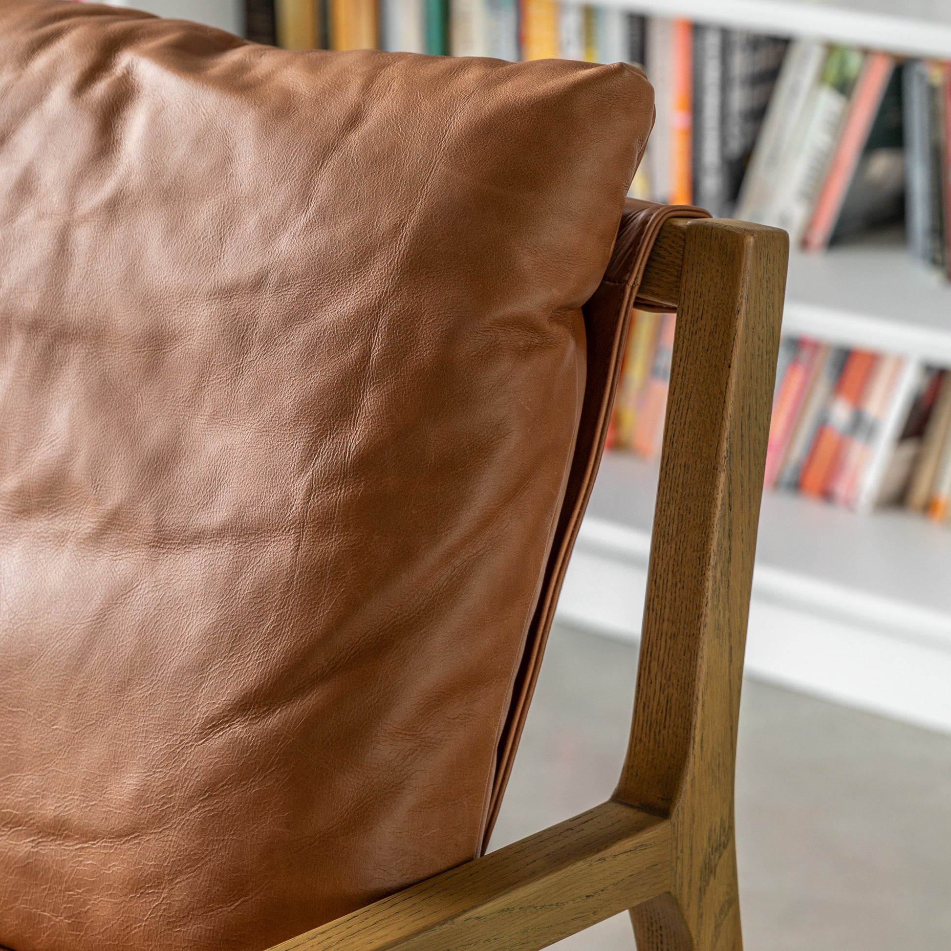 Burela Lounge Chair Vintage Brown Leather