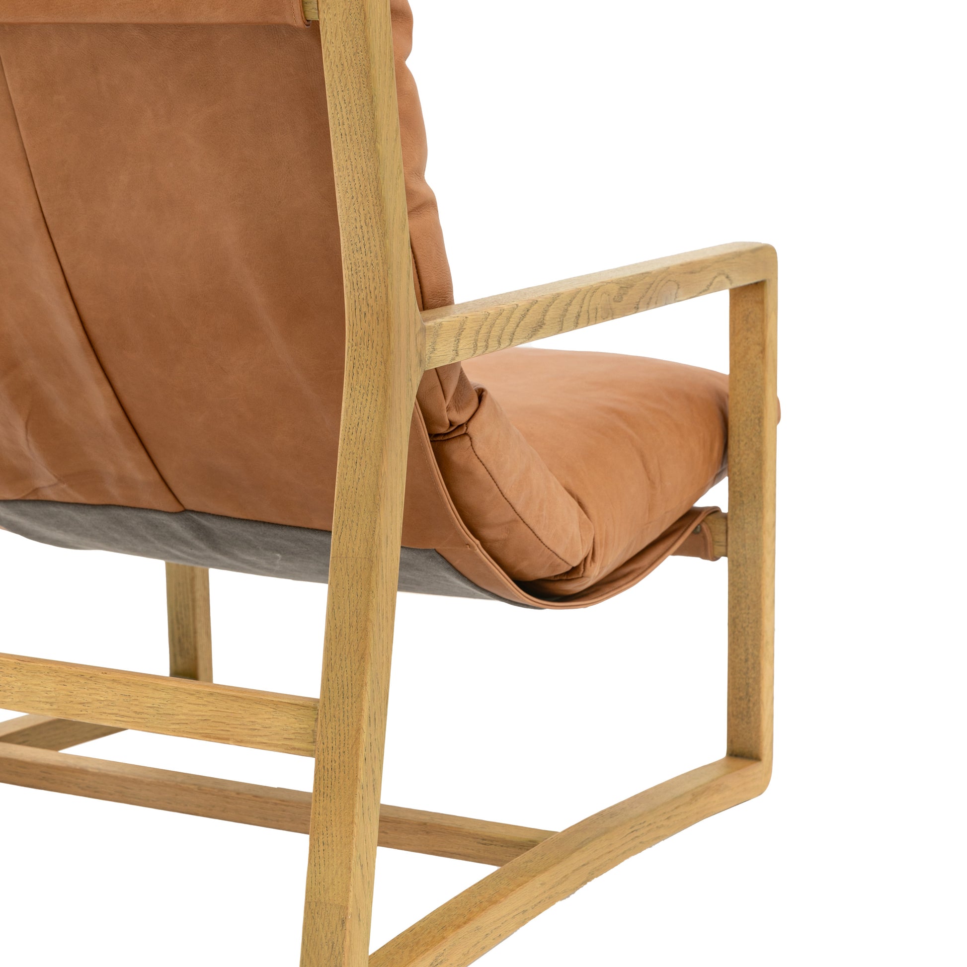 Burela Lounge Chair Vintage Brown Leather
