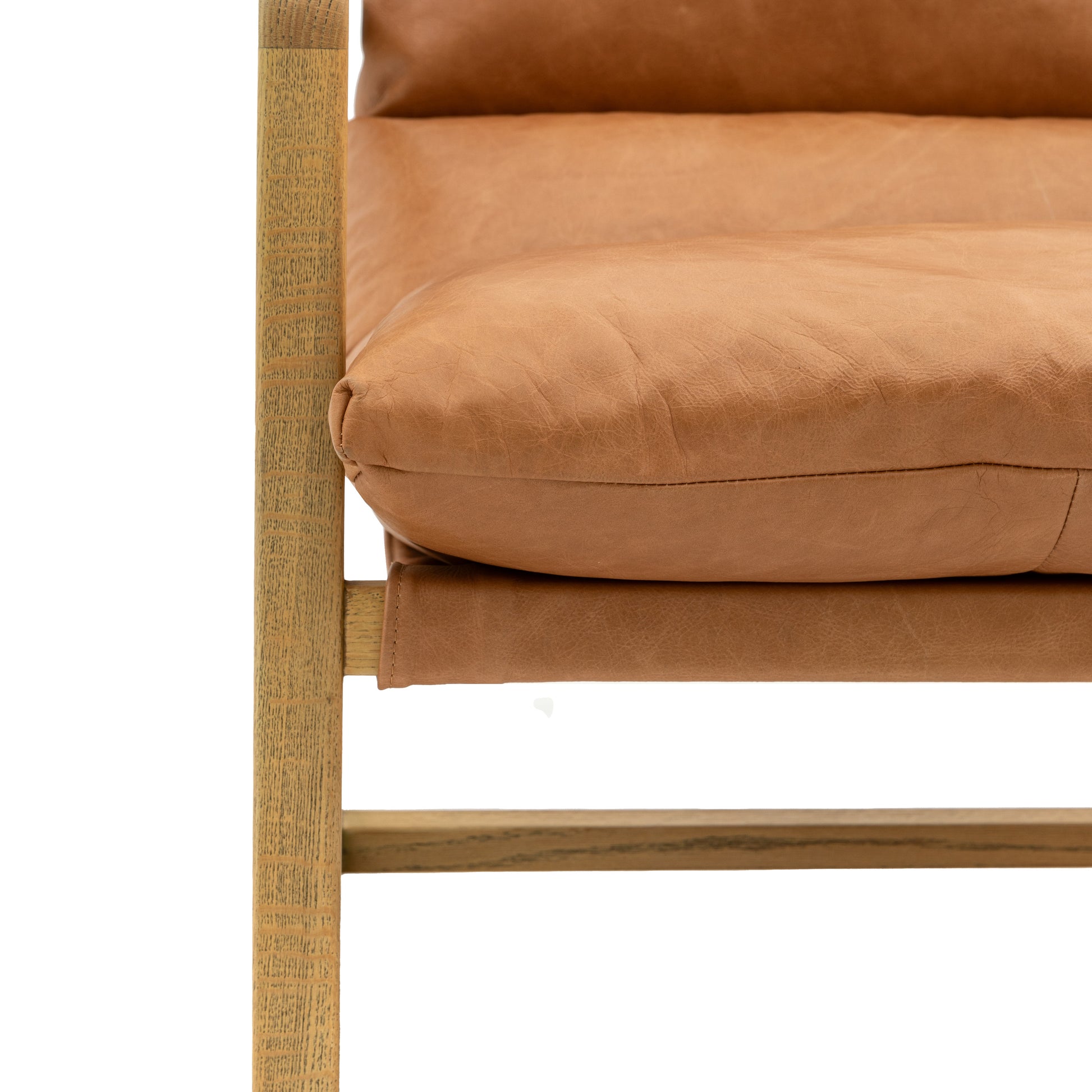 Burela Lounge Chair Vintage Brown Leather