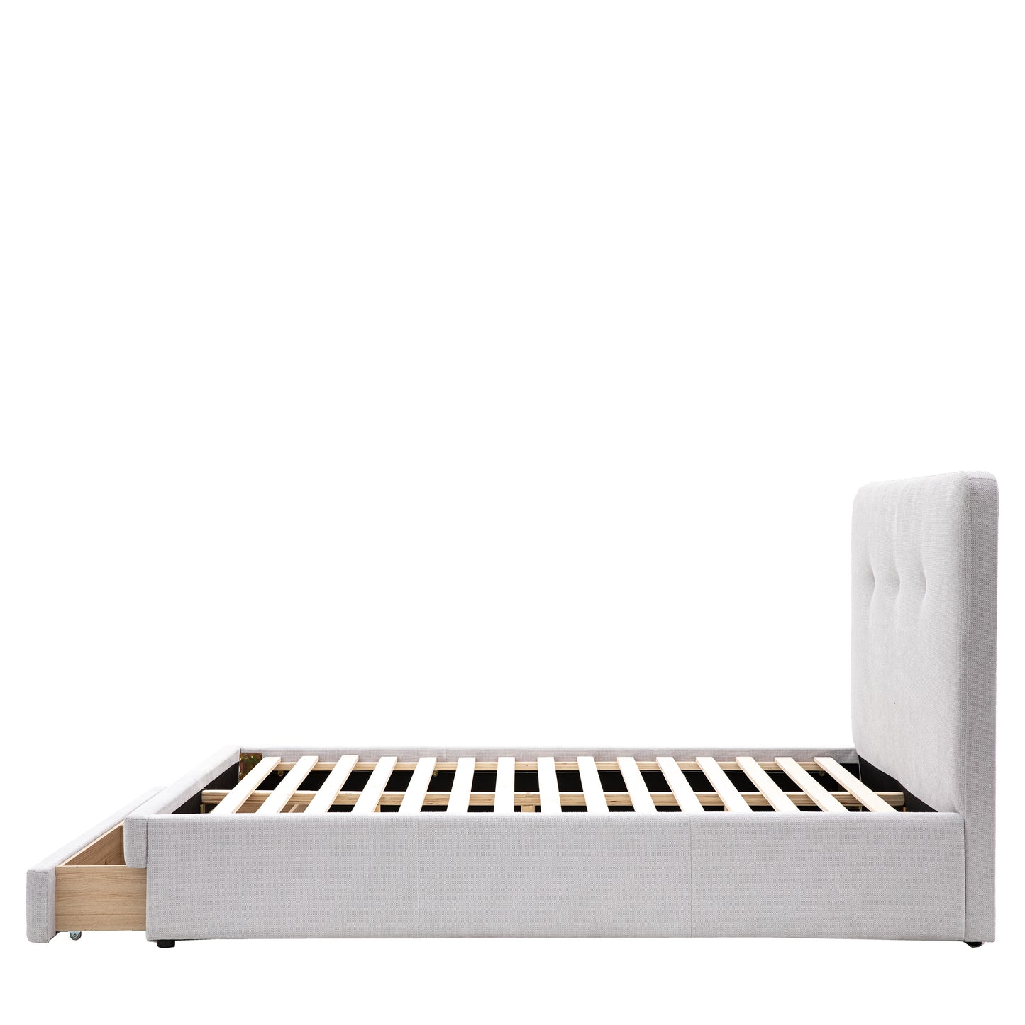 Marlowe Bed Taupe Double