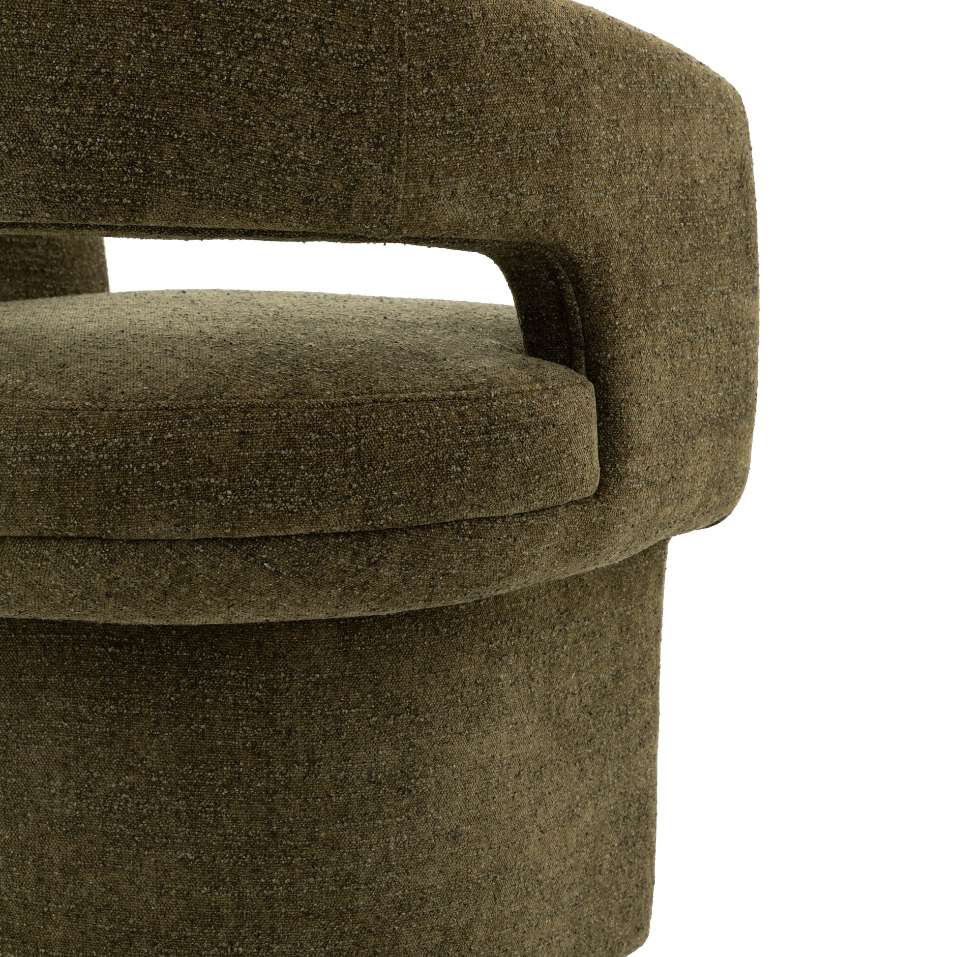 Sloane Dining Chair Green Boucle