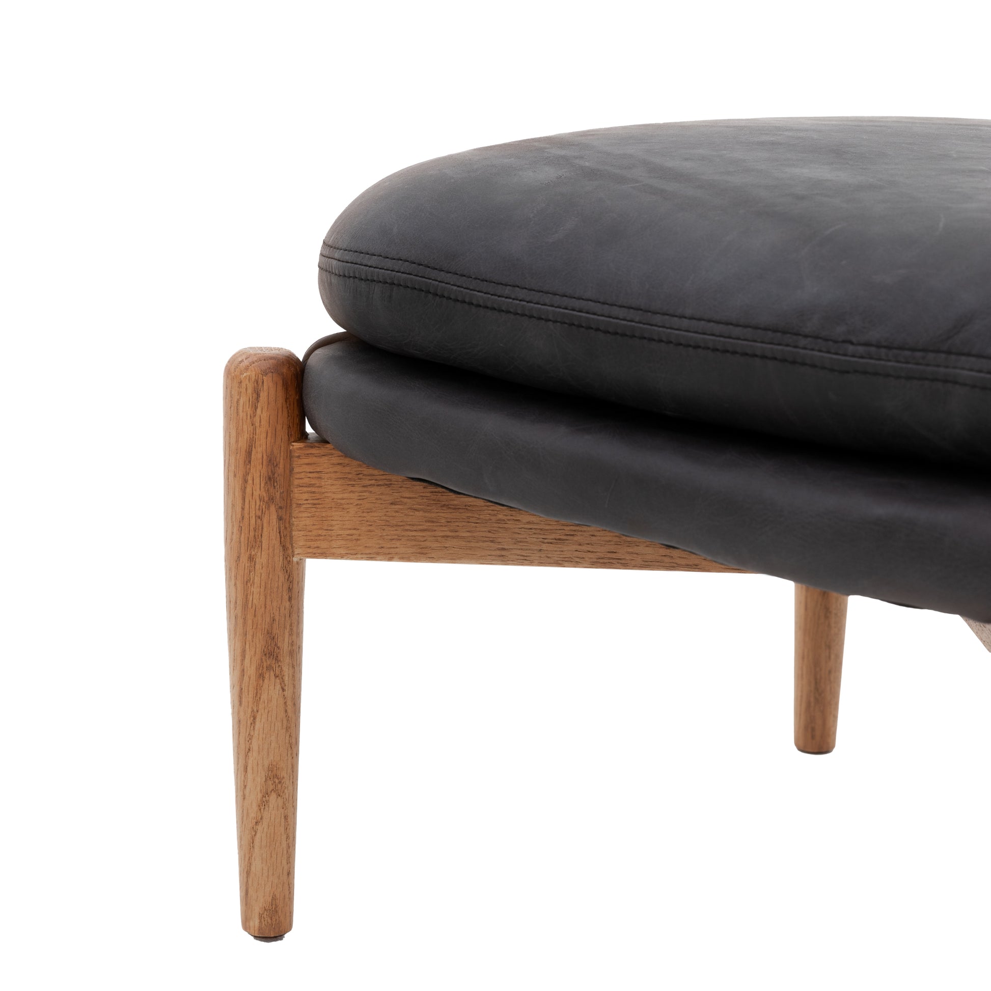 Datsun Footstool Antique Ebony