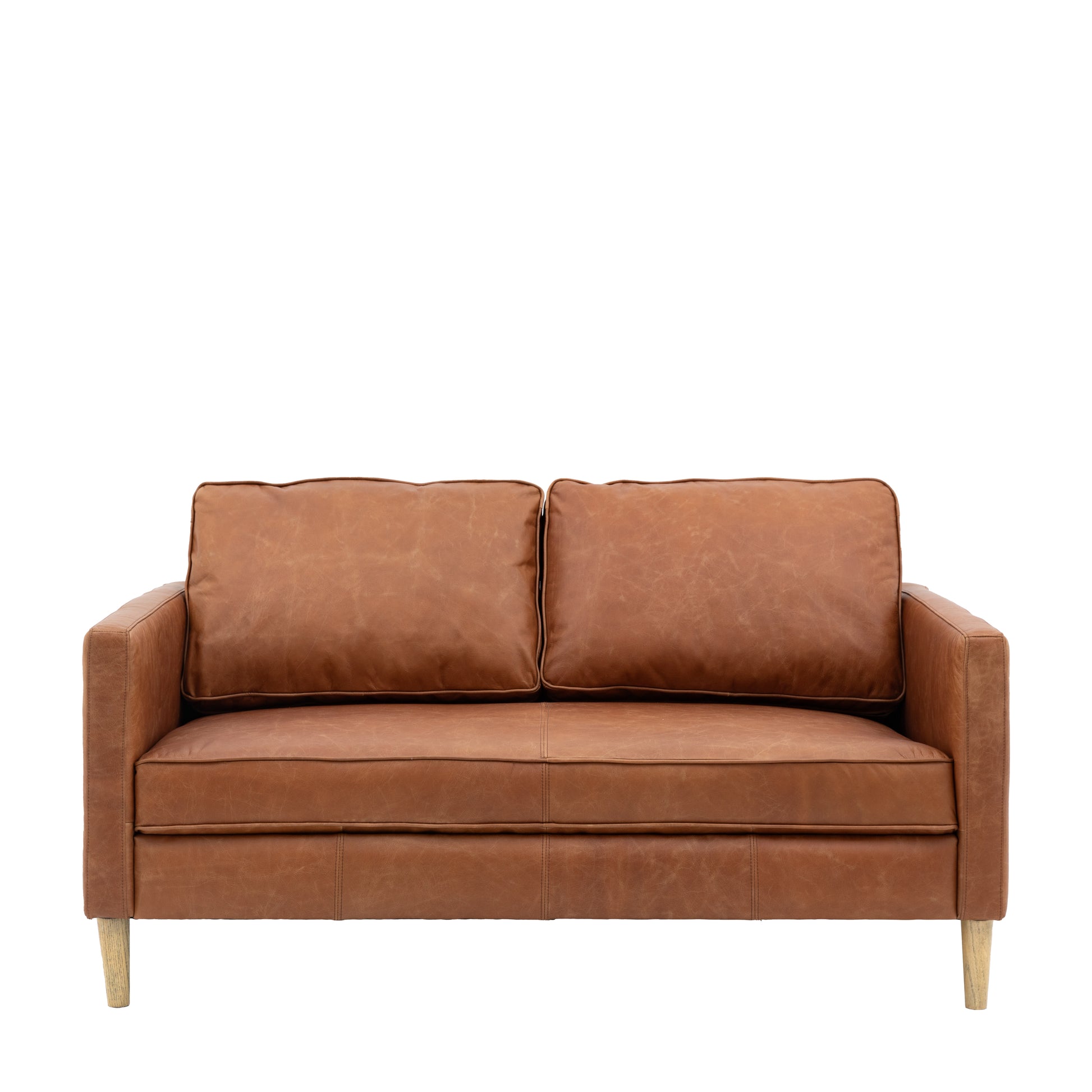 Osborne 2 Seater Sofa Vintage Brown Leather