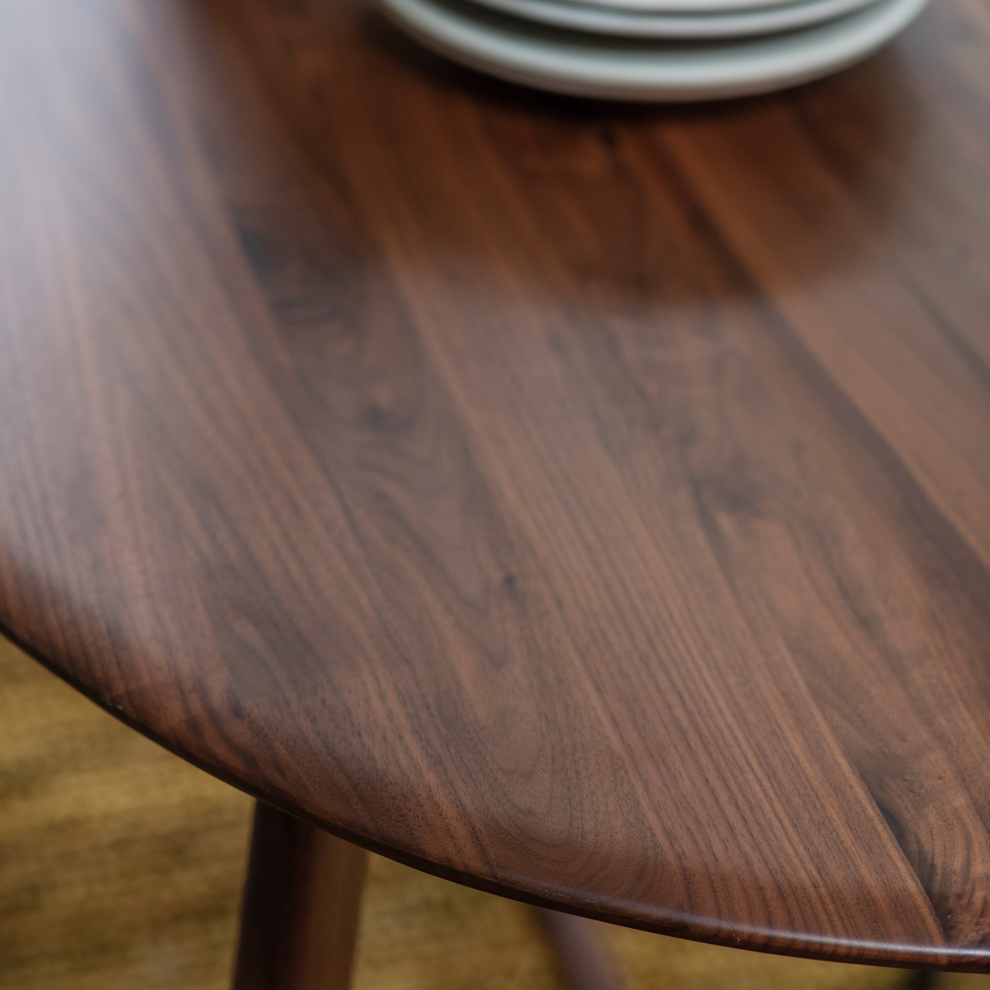 Madrid Oval Dining Table Walnut