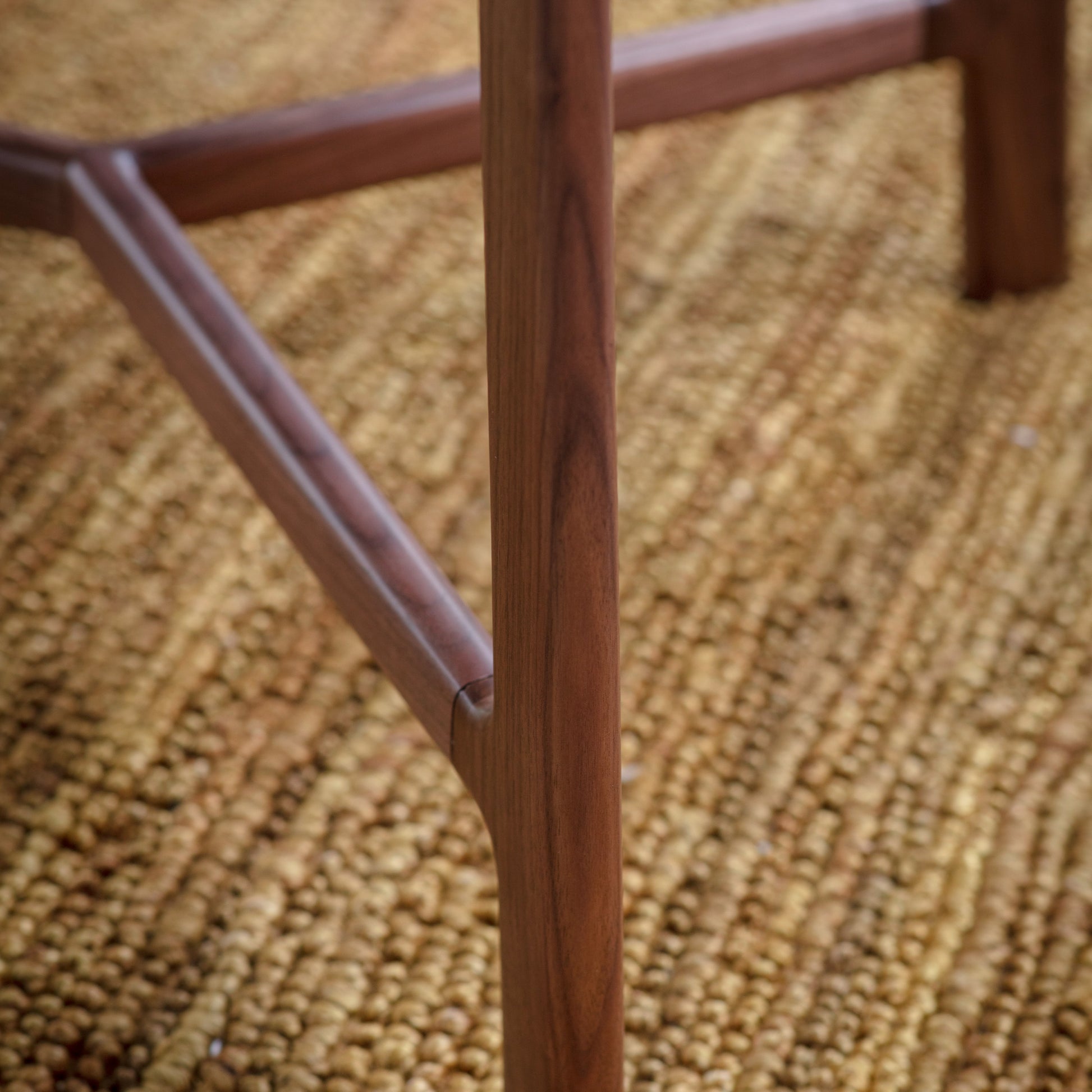 Madrid Oval Dining Table Walnut