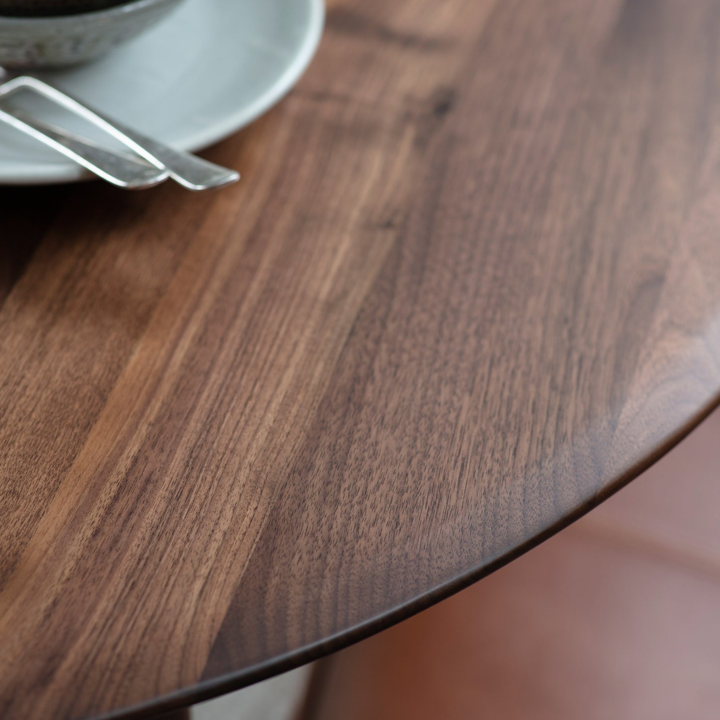 Madrid Round Dining Table Walnut