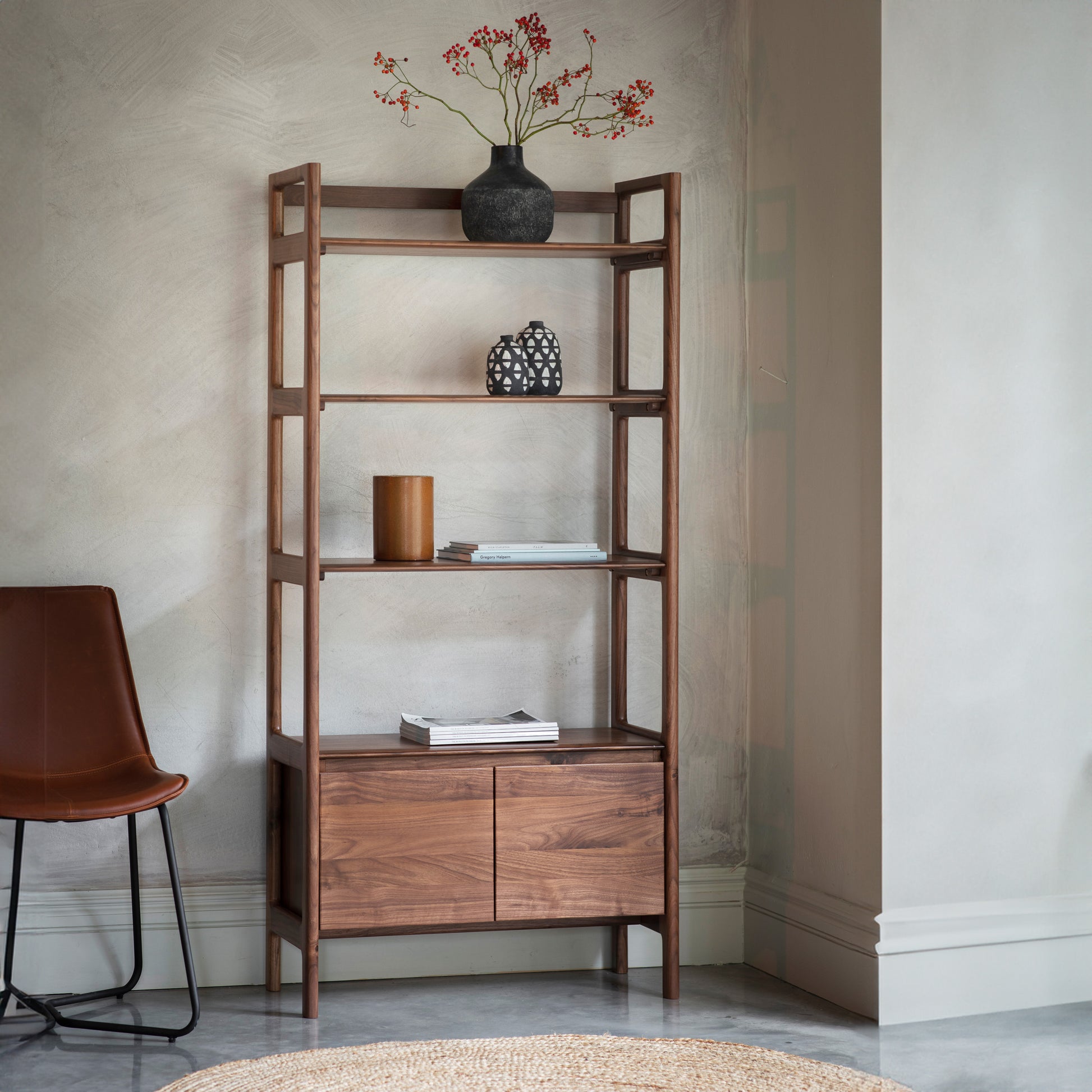 Madrid Open Display Walnut