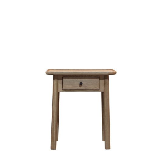 Kingham 1 Drawer Side Table Oak