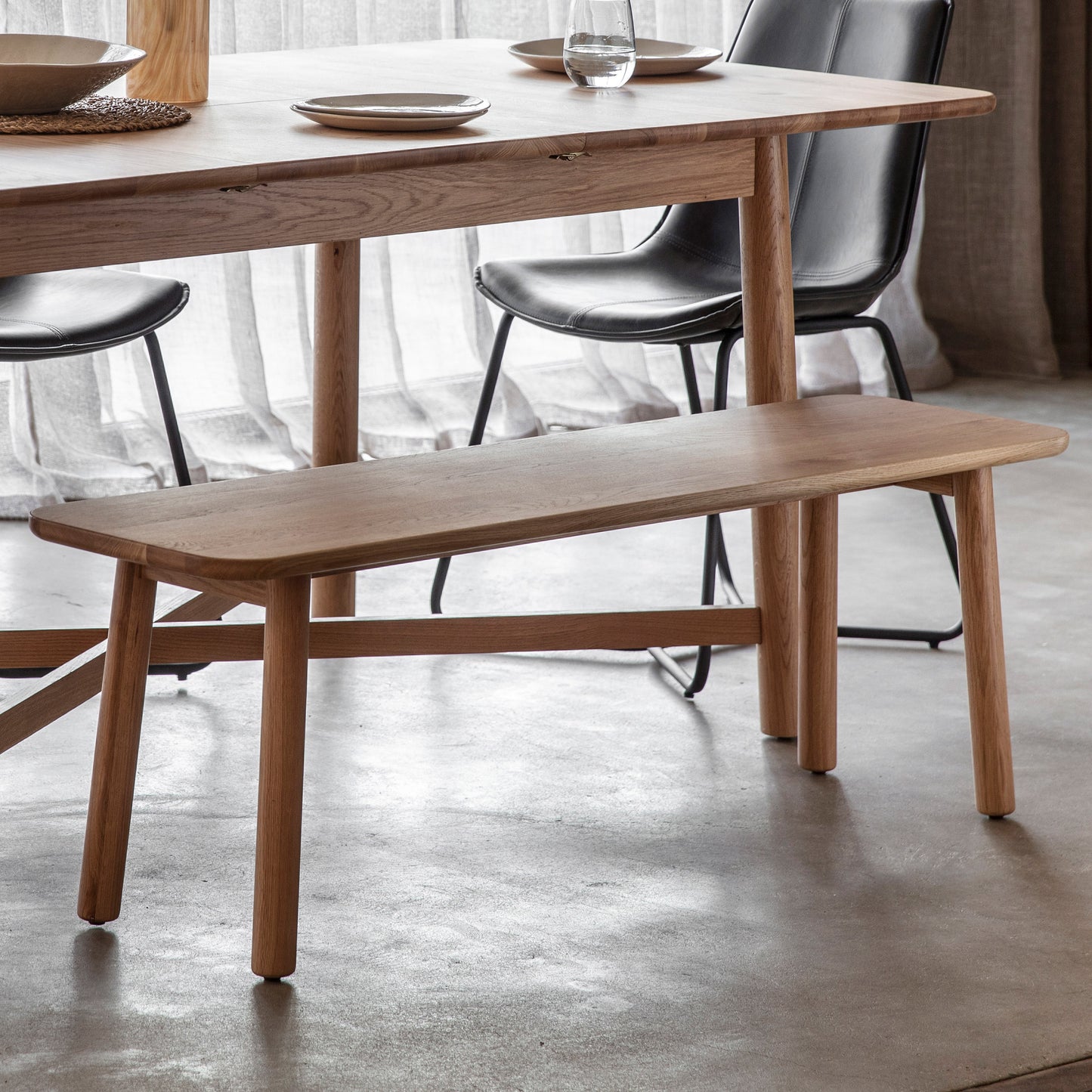 Kingham Dining Bench Oak