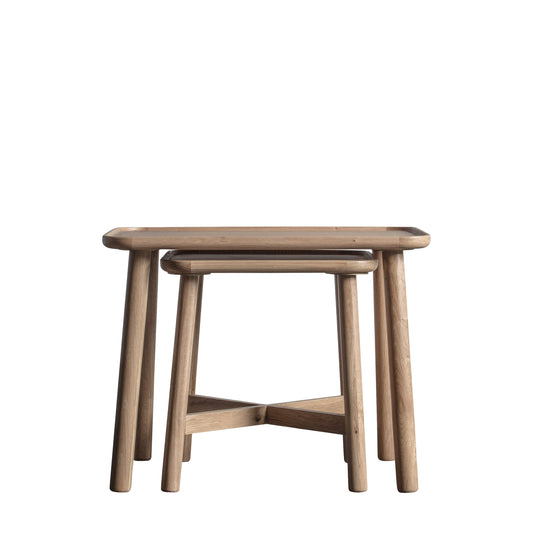 Kingham Nest Of 2 Tables Oak