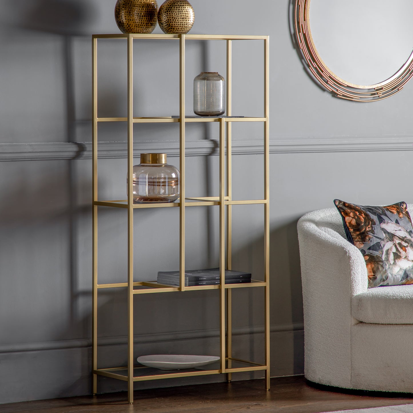 Rothbury Display Unit Champagne