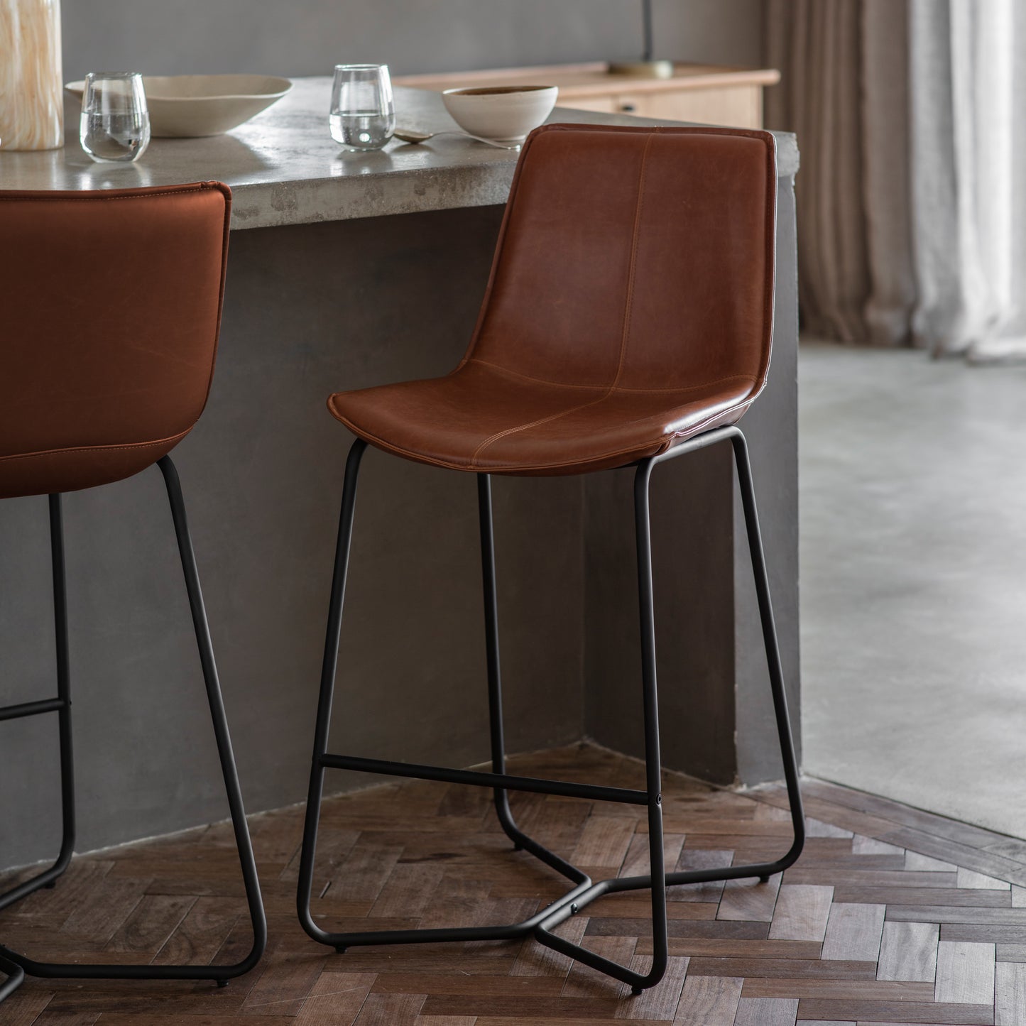 Hawking Stool (2pk) Brown