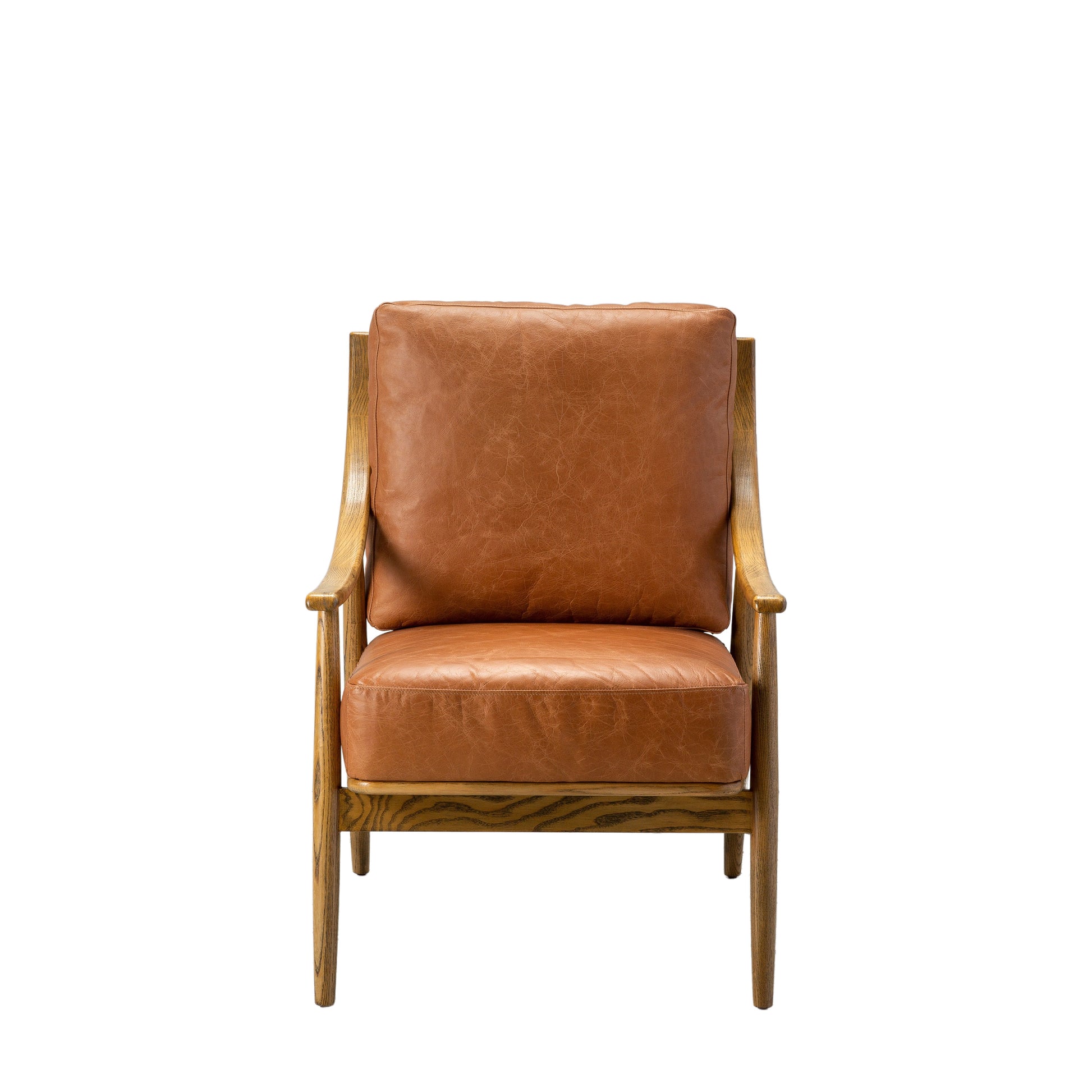 Reliant Armchair Brown Leather