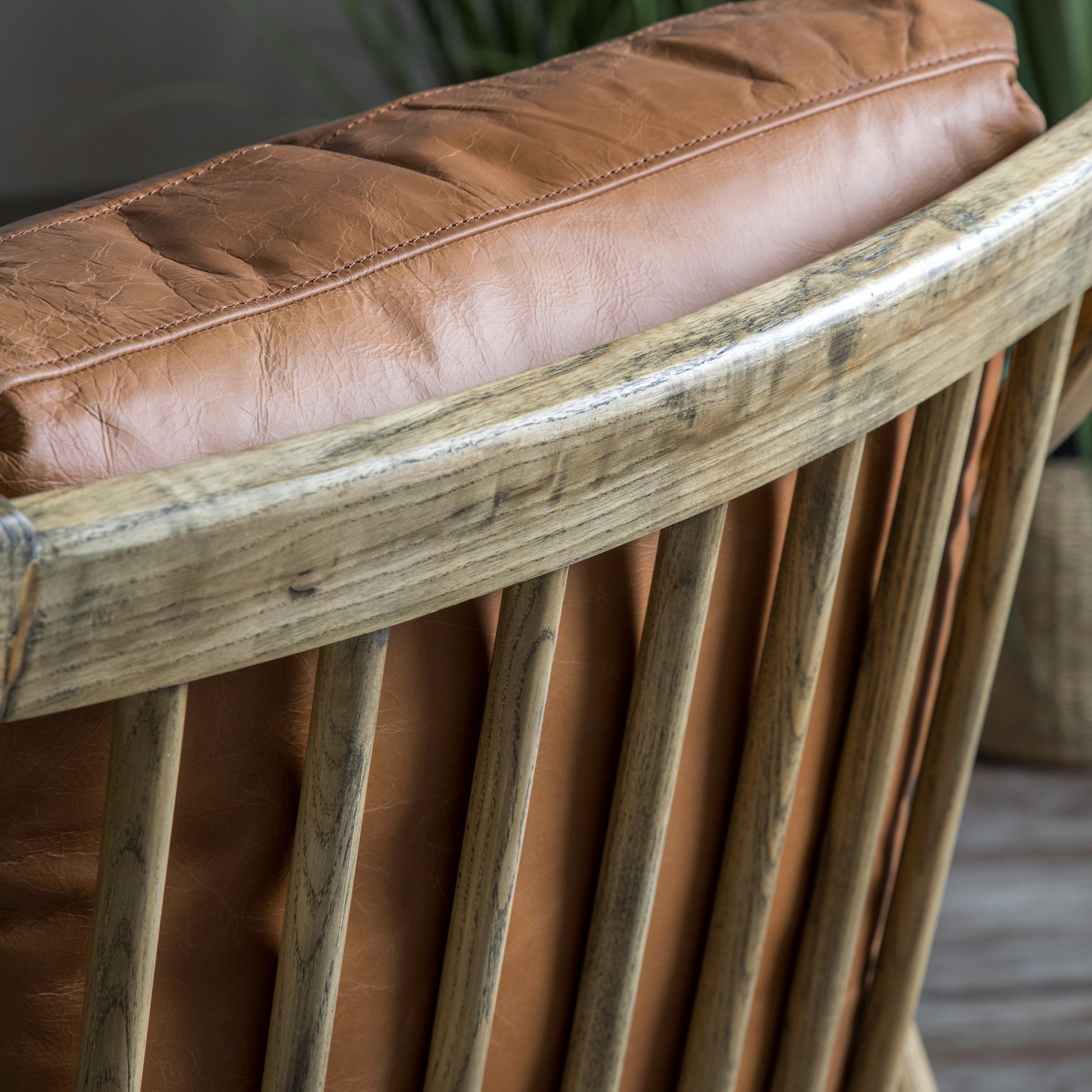 Reliant Armchair Brown Leather