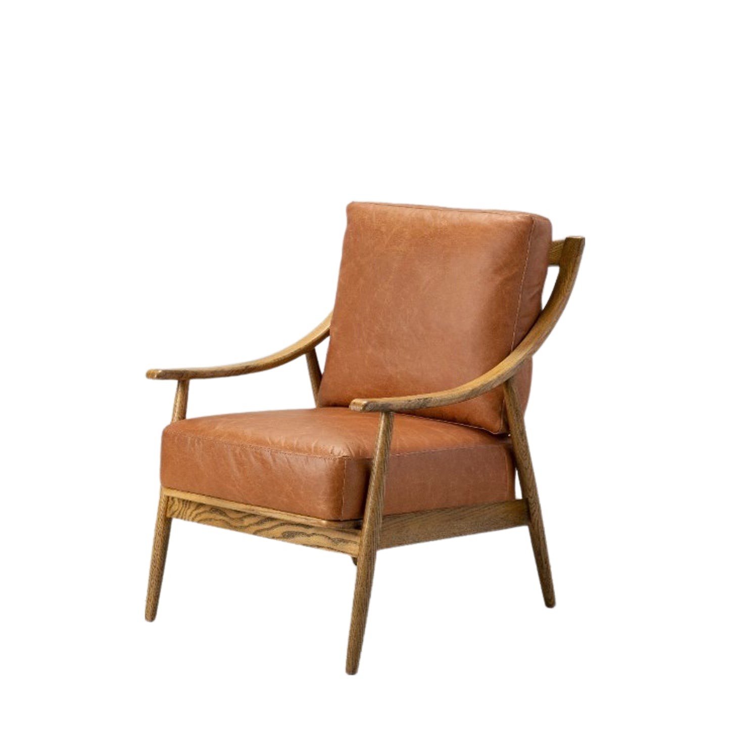 Reliant Armchair Brown Leather