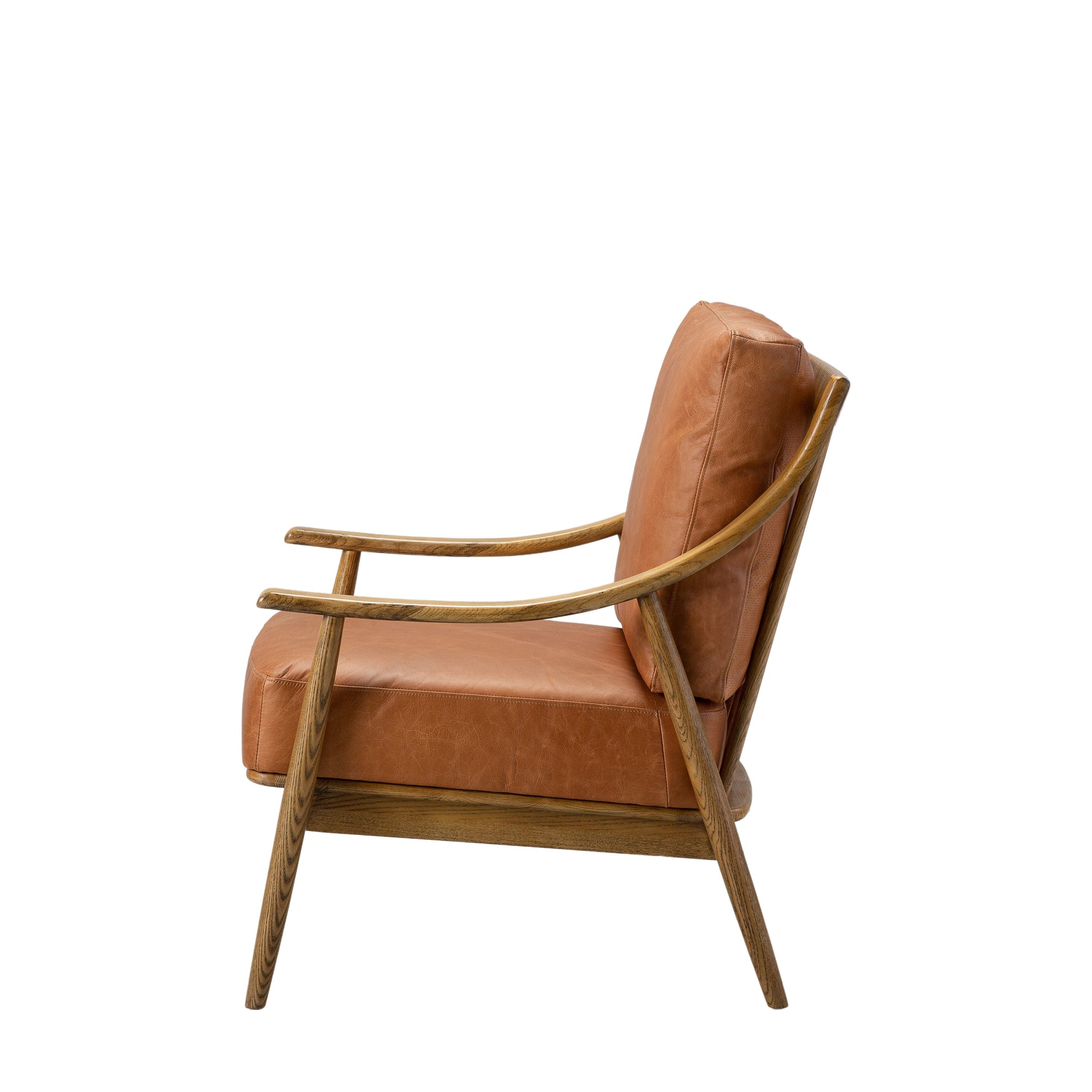 Reliant Armchair Brown Leather